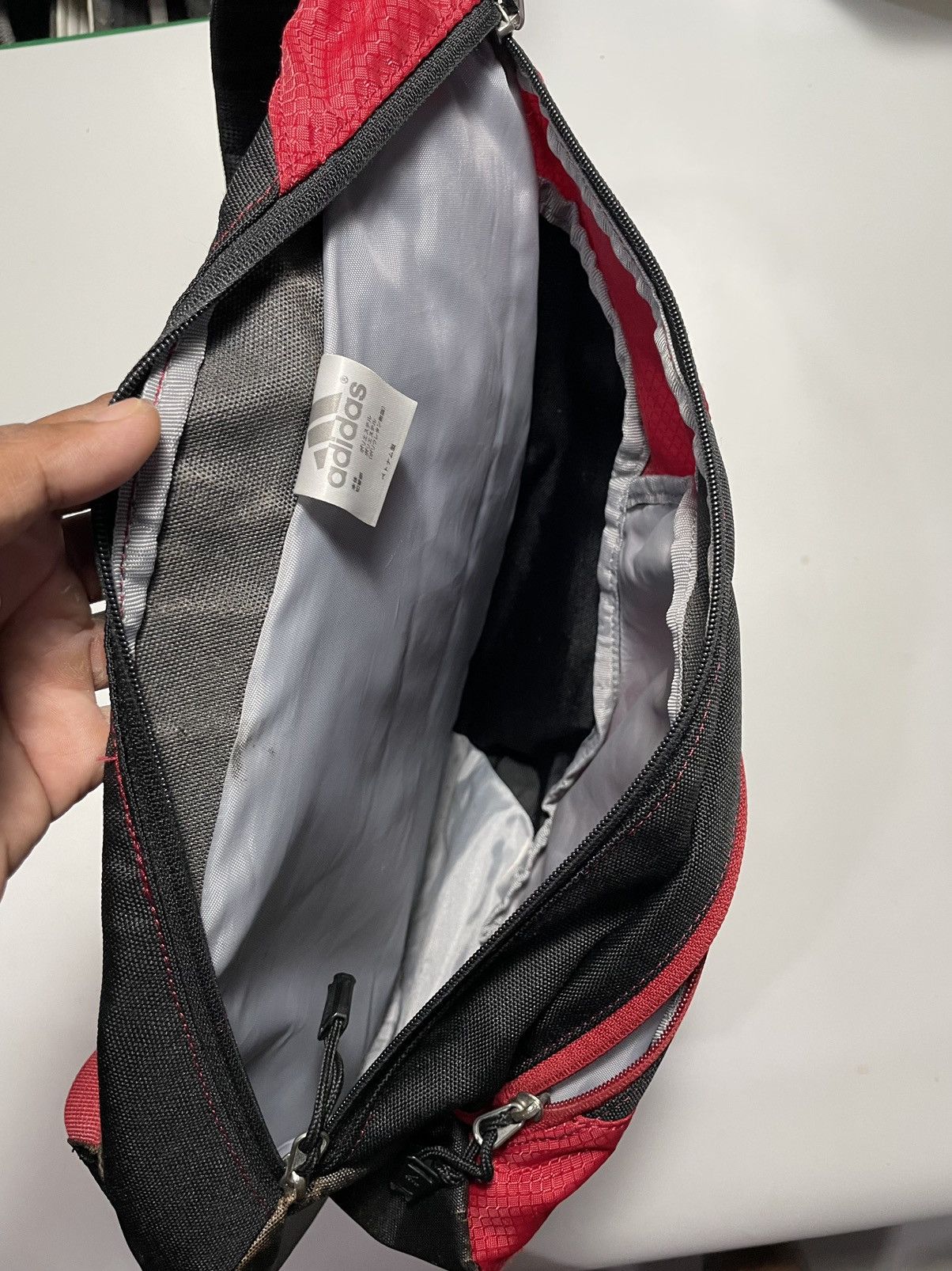 Adidas × Vintage Vintage Adidas Crossbody sling bag avant garde gorpcore lap Size ONE SIZE - 4 Thumbnail