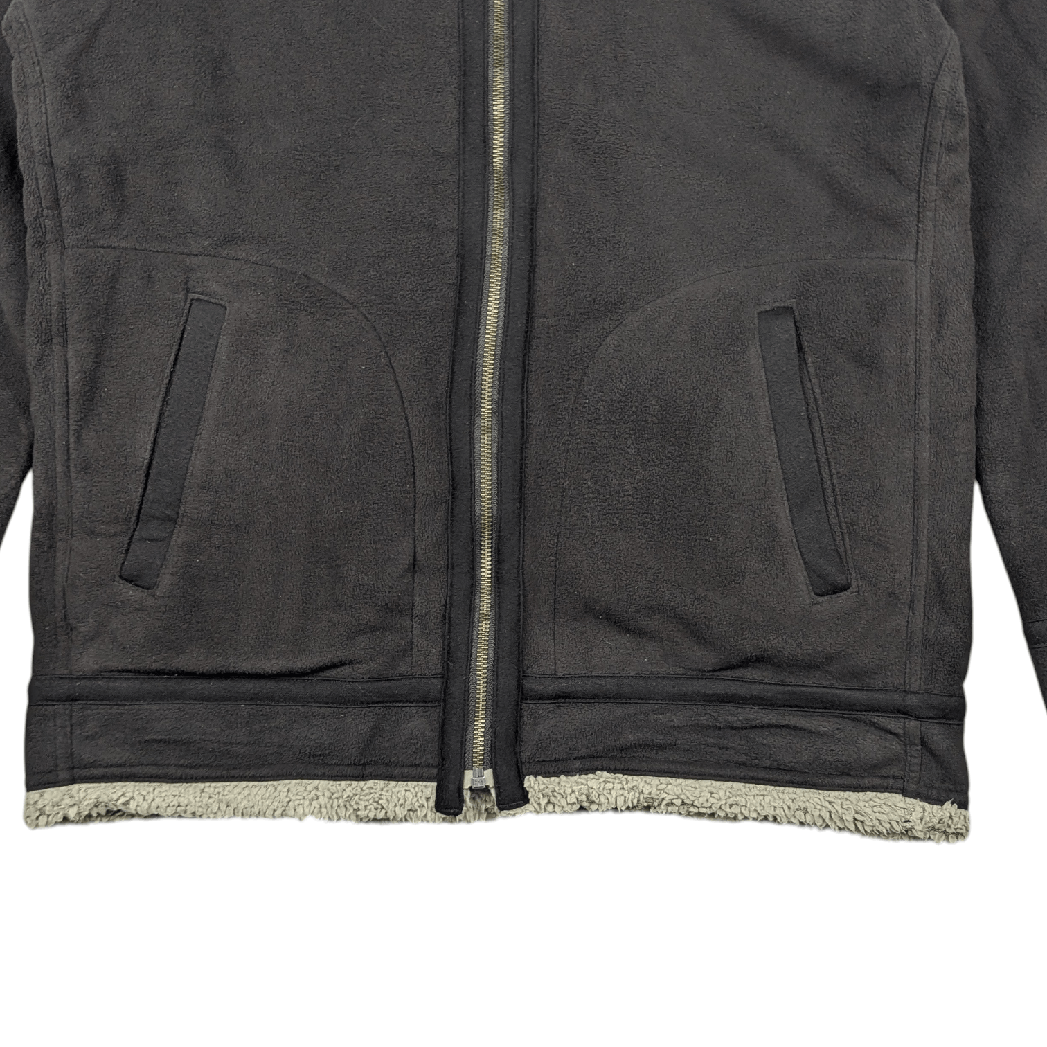 Uniqlo UNIQLO Reversible Brown Grey Fluffy Fleece Jacket Size US M / EU 48-50 / 2 - 7 Thumbnail