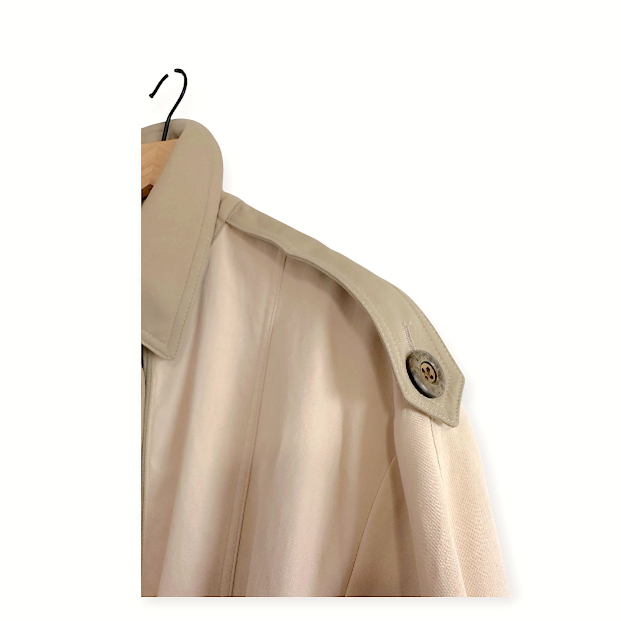 Ulla Johnson Ulla Johnson Emmanuelle Trench Coat, Size P, Neutral Color, Size XS / US 0-2 / IT 36-38 - 9 Thumbnail