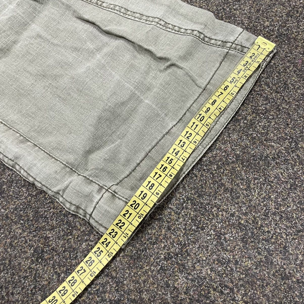 Vintage Vintage Y2K Baggy Cargo Pants Washed Khaki Skate Graphic 34 Size US 34 / EU 50 - 8 Thumbnail