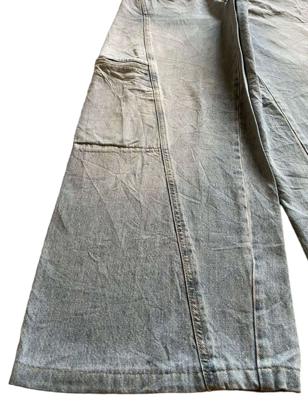 Zara SALES🔥Vintage Zara Faded Wash Cargo Style Baggy Jeans Size US 29 - 6 Thumbnail