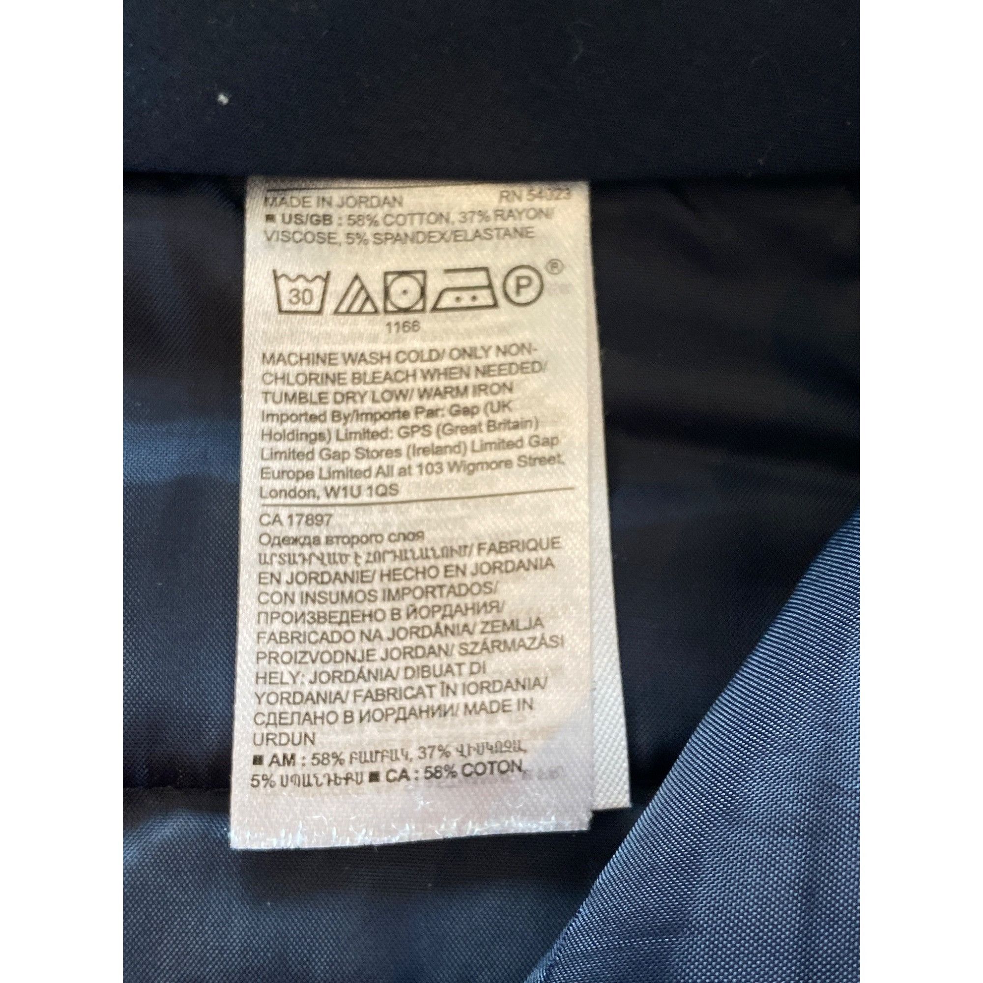 Banana Republic Banana Republic Sloan Pants Navy Women's 6 Work Casual Size 28" / US 6 / IT 42 - 8 Thumbnail