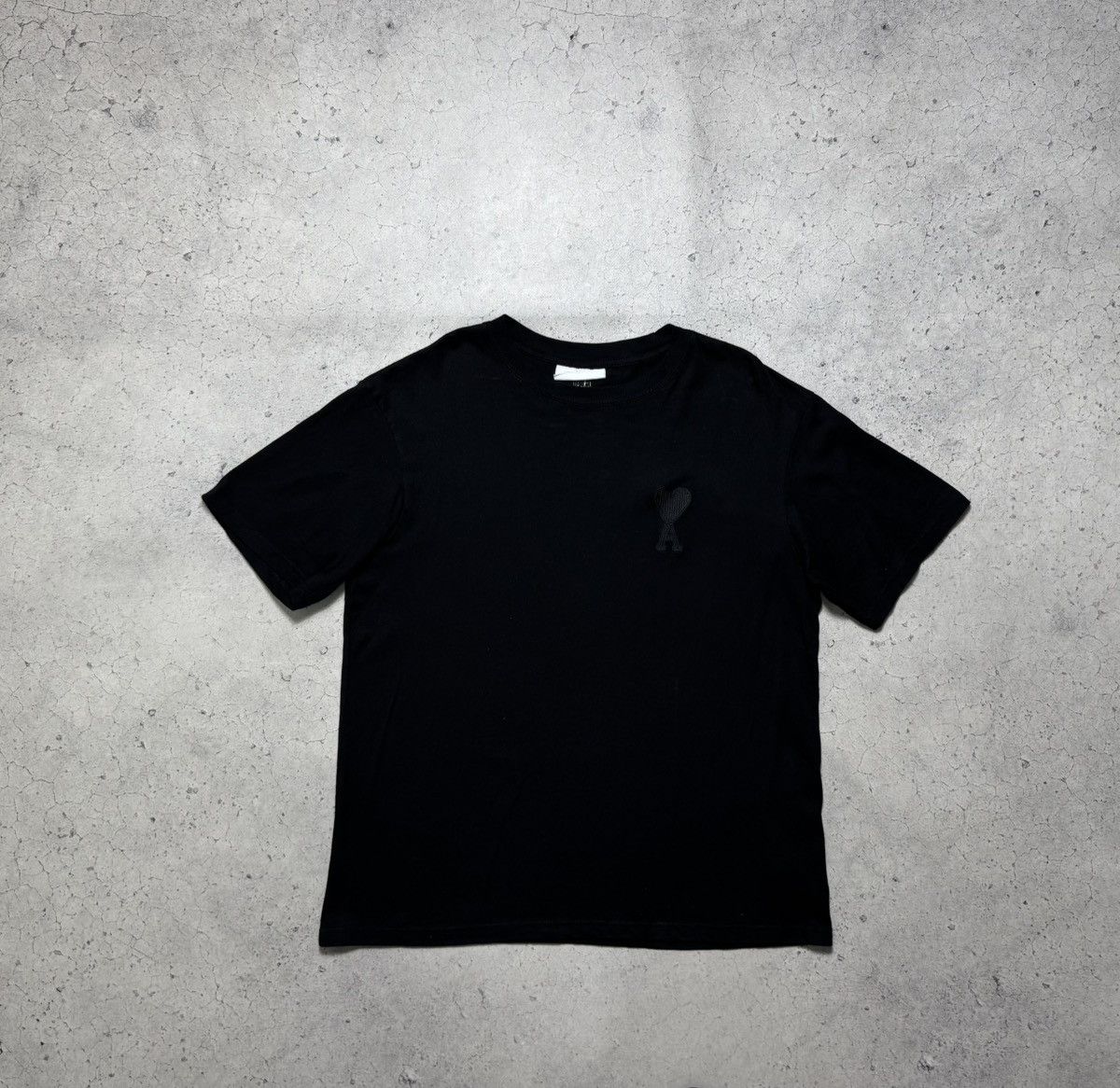 AMI AMI Black T-Shirt Luxury Size US L / EU 52-54 / 3 - 1 Thumbnail