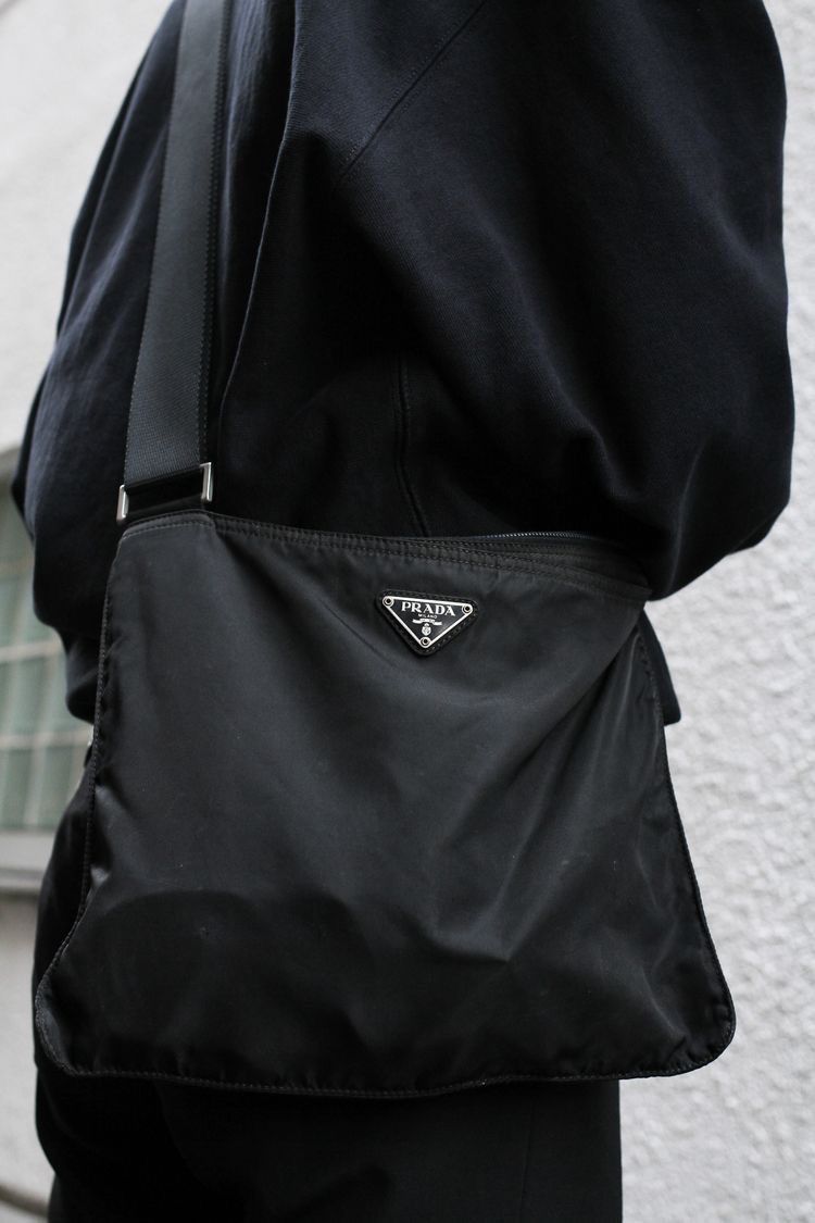 Prada Prada - Flat Nylon Crossbody Bag Size ONE SIZE - 13 Thumbnail