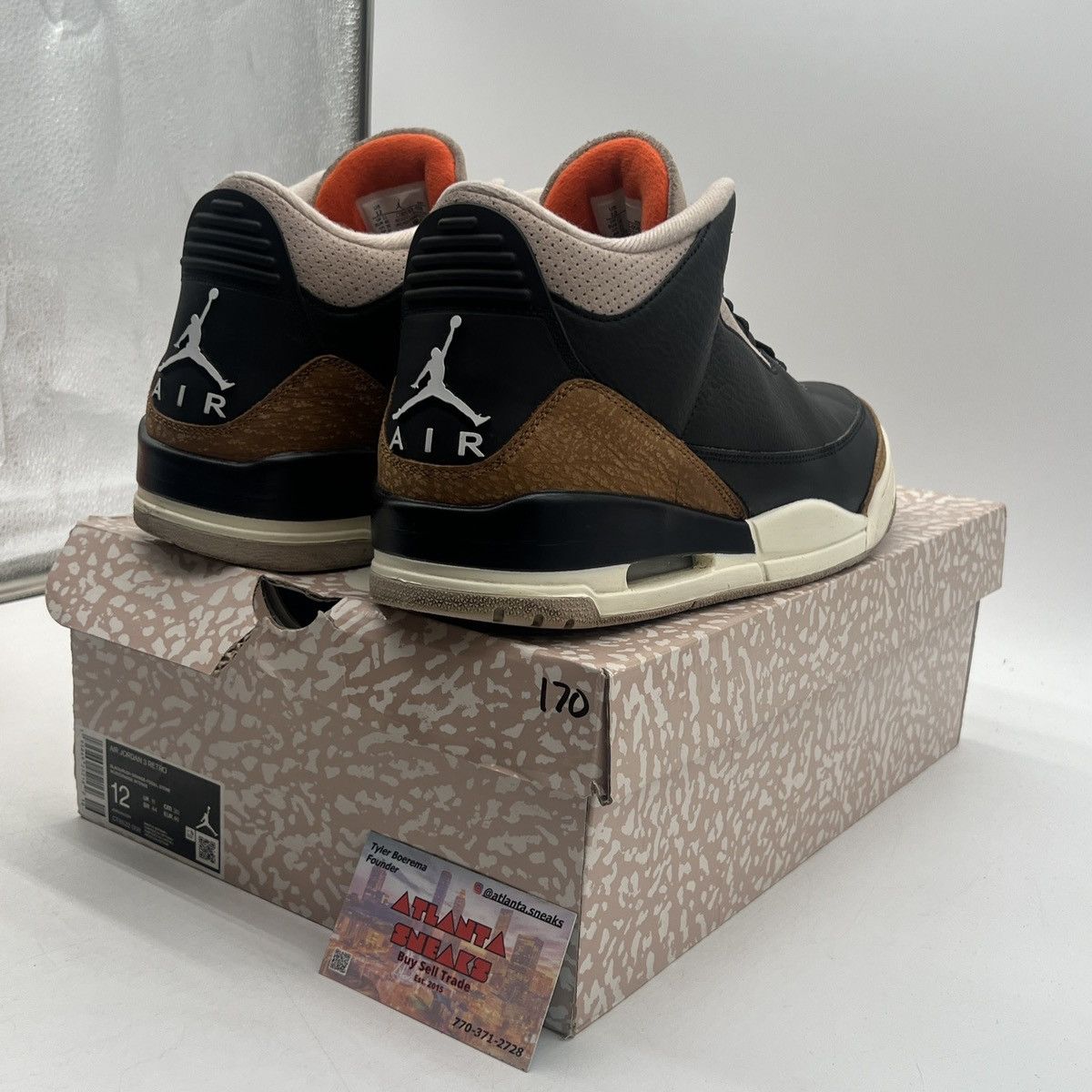 Jordan Brand Air Jordan 3 desert elephant Size US 12 / EU 45 - 5 Thumbnail
