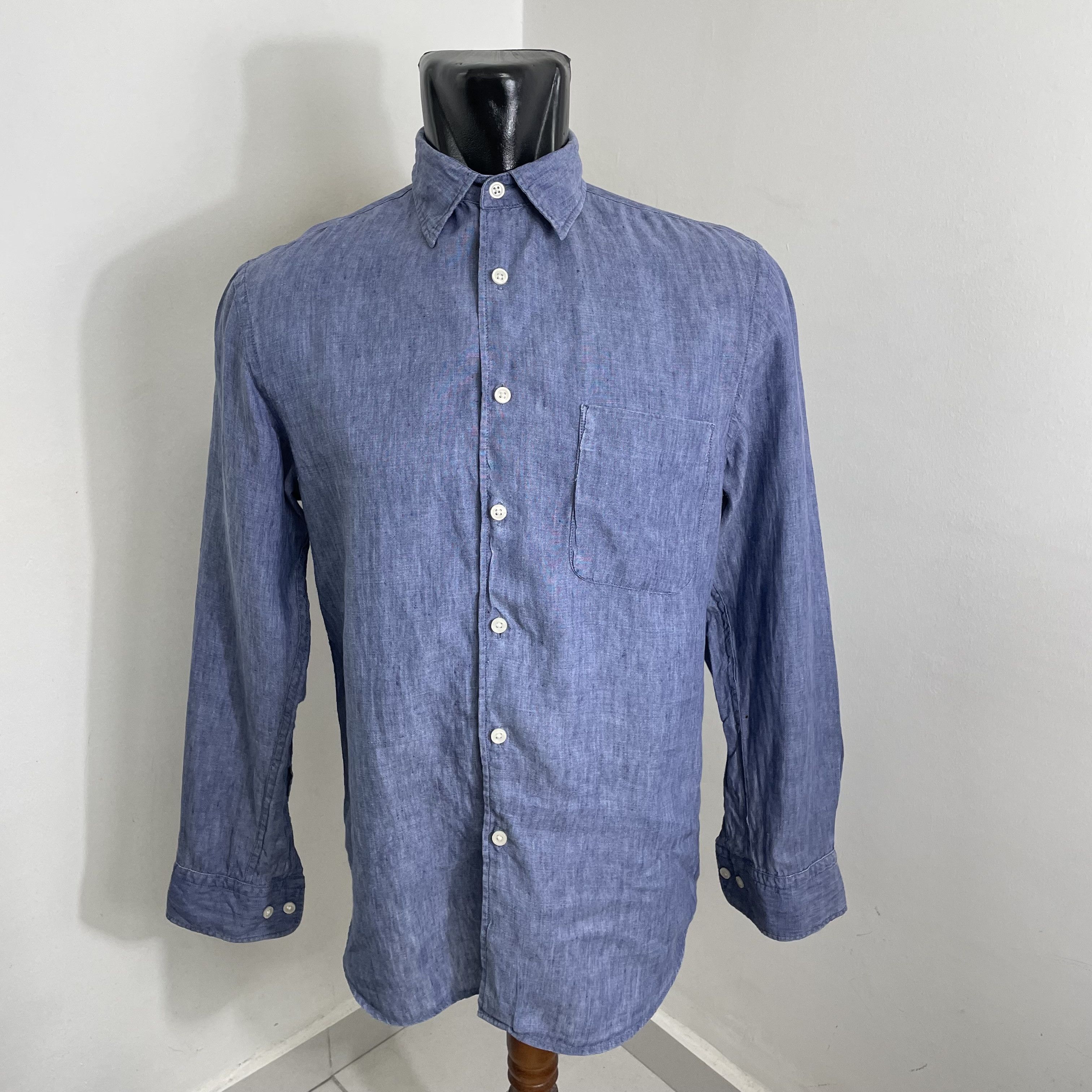 Japanese Brand × Uniqlo ⭐️SALE⭐️ [M] UNIQLO JAPAN LINEN SHIRT Size US M / EU 48-50 / 2 - 1 Thumbnail