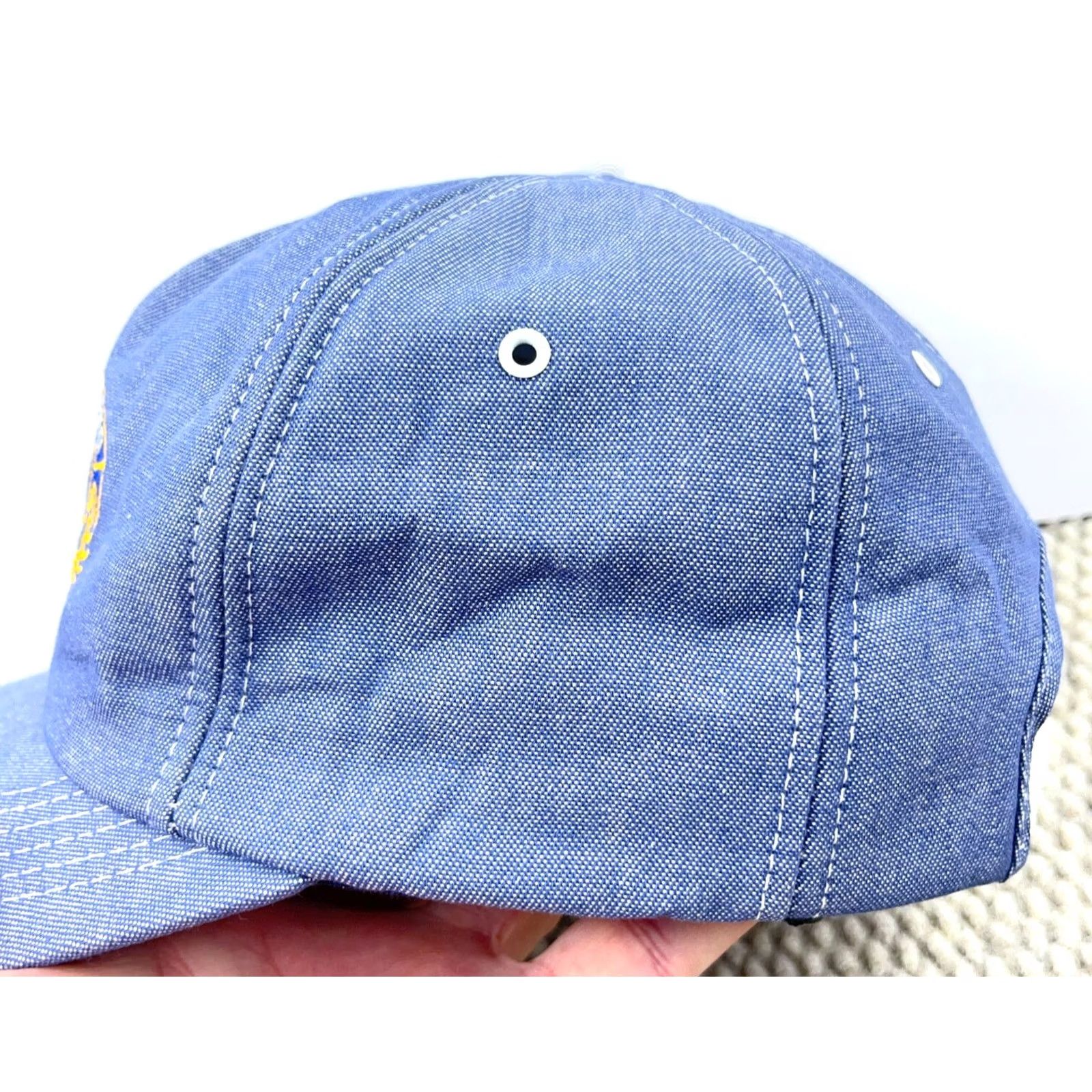 Vintage VINTAGE K Products Denim Trucker Hat Cap Apple Lambert Trucking Made In USA 80s Size ONE SIZE - 5 Thumbnail