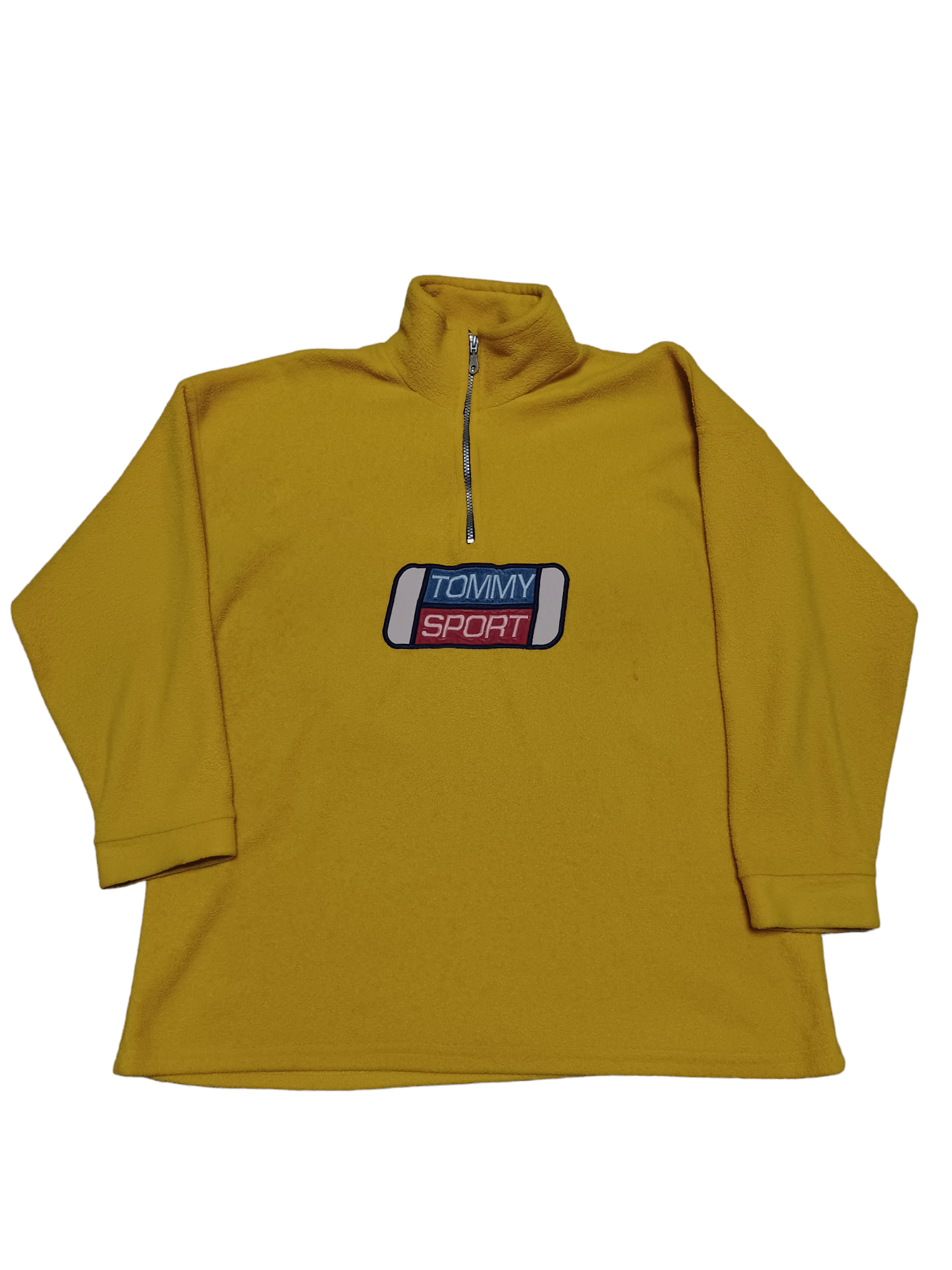 Tommy Hilfiger VINTAGE 90S TOMMY SPORT HILFIGER FLEECE 1/3 ZIP HOODIE Size US XL / EU 56 / 4 - 1 Thumbnail
