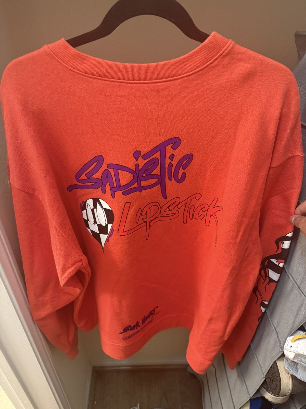 Chrome Hearts Chrome Hearts Sadistic Lipstick Crewneck Size US XL / EU 56 / 4 - 7 Thumbnail