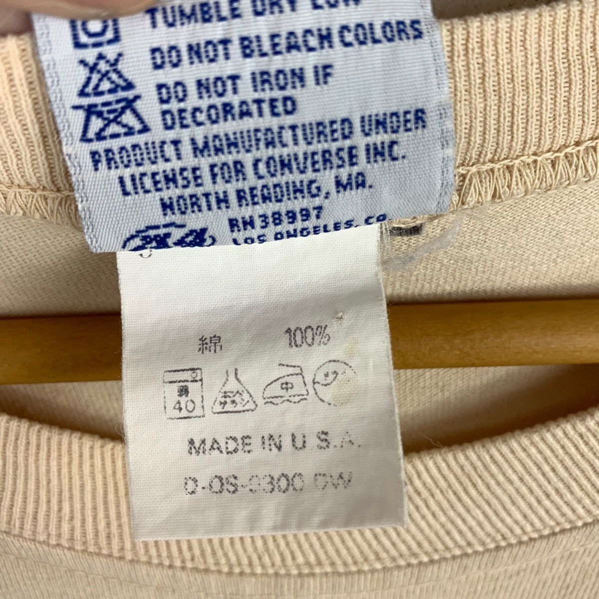 Converse × Vintage Vintage CONVERSE Chuck taylor tee Size US L / EU 52-54 / 3 - 12 Thumbnail