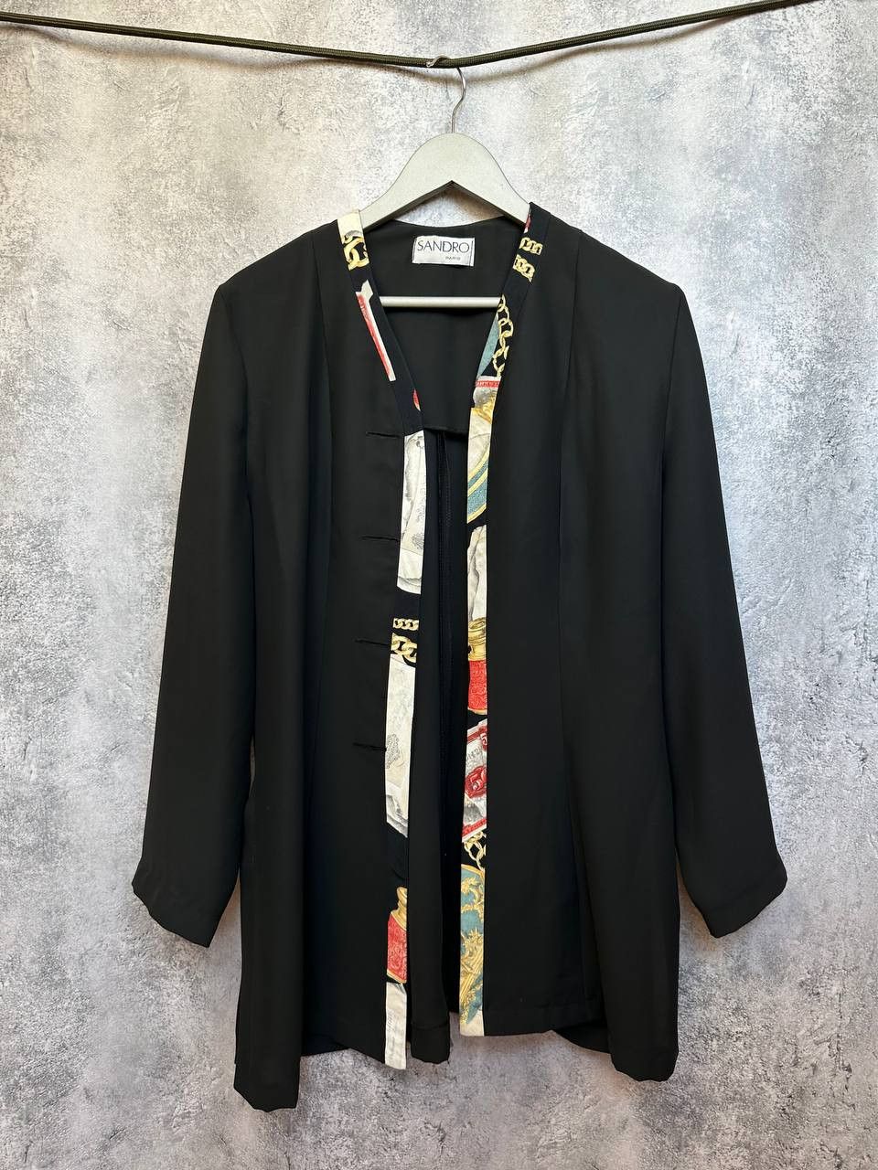 Sandro Sandro Paris Archive Vintage Long Cardigan Kimono Baroque Size M / US 6-8 / IT 42-44 - 2 Thumbnail