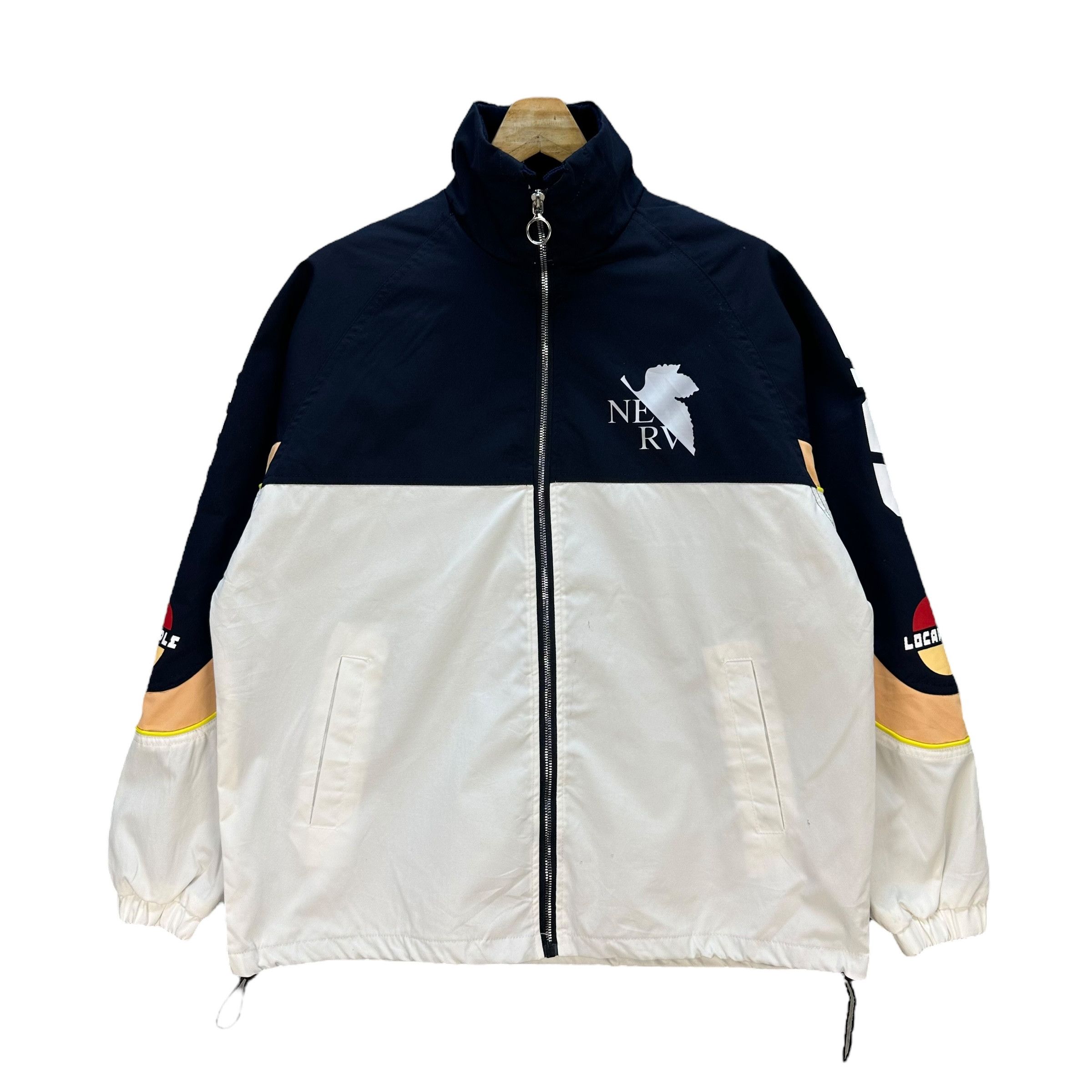 Japanese Brand THE BEAST EVANGELLON Big Logo Light Jacket #A34-0788 Size US L / EU 52-54 / 3 - 4 Thumbnail