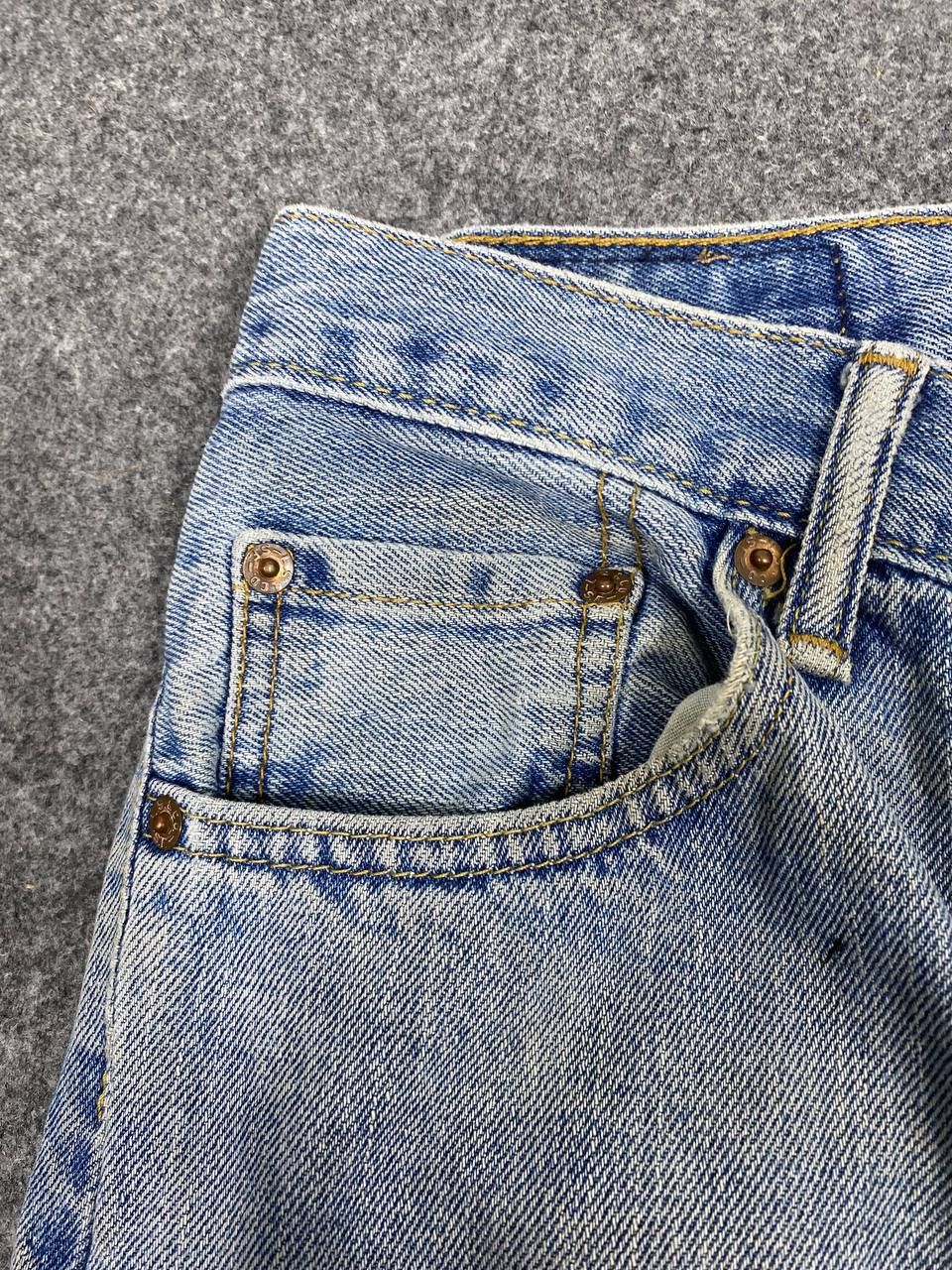 Levi's vintage levis 505 straight fit dirty denim nice design Size US 32 / EU 48 - 10 Thumbnail