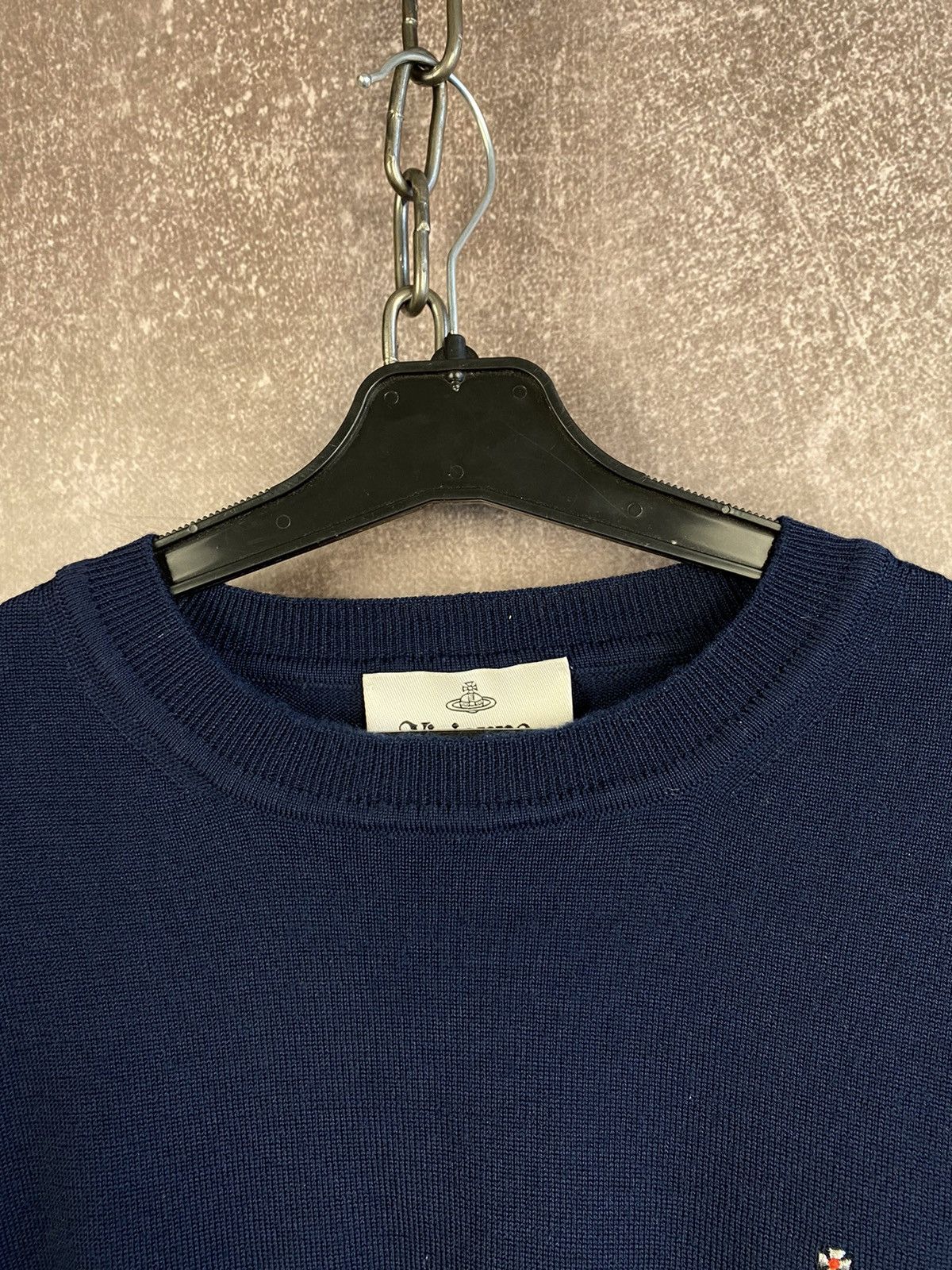 Vivienne Westwood Vintage Vivienne Westwood Sweater Jumper Orb Luxury Blue Men Size US L / EU 52-54 / 3 - 5 Thumbnail