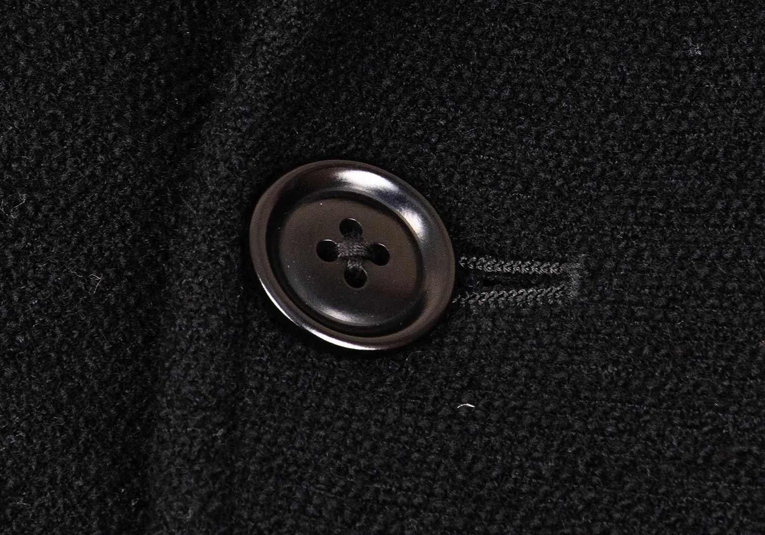 Yohji Yamamoto Yohji Yamamoto Wool Pile Asymmetrical Mantle Jacket Size US L / EU 52-54 / 3 - 6 Thumbnail