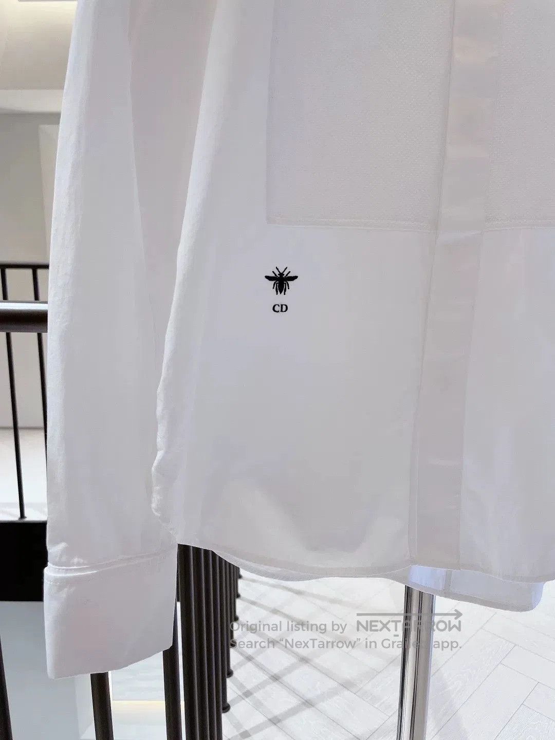 Dior christian dior embroidery white loose shirt. Size US M / EU 48-50 / 2 - 4 Thumbnail
