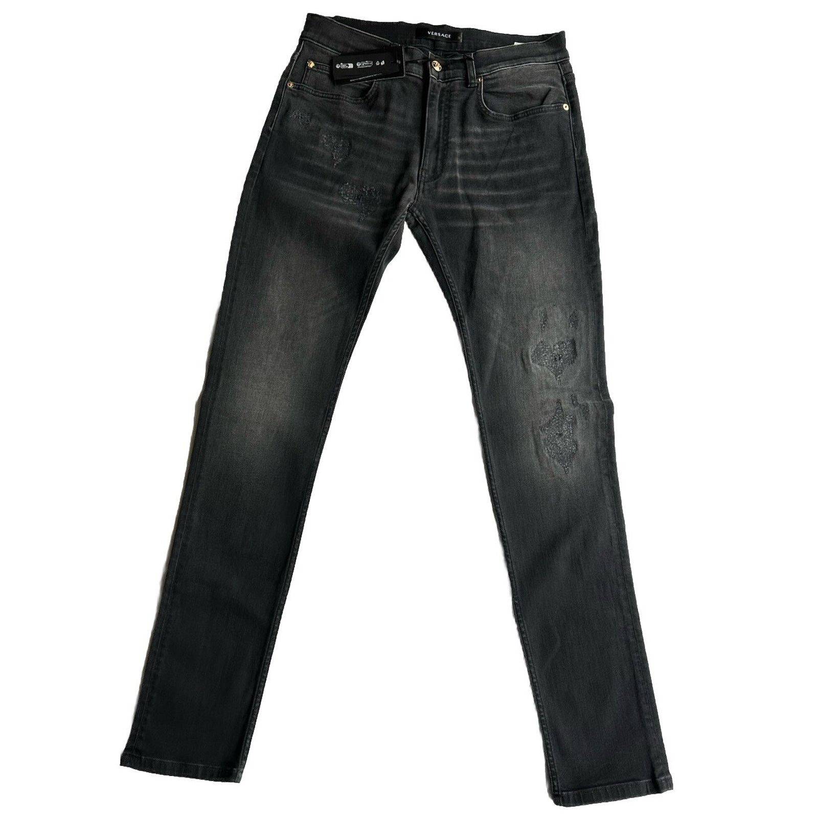 Versace Versace Men’s Denim Stretch Black Jeans Size 32 US 1011835 Size US 32 / EU 48 - 2 Thumbnail