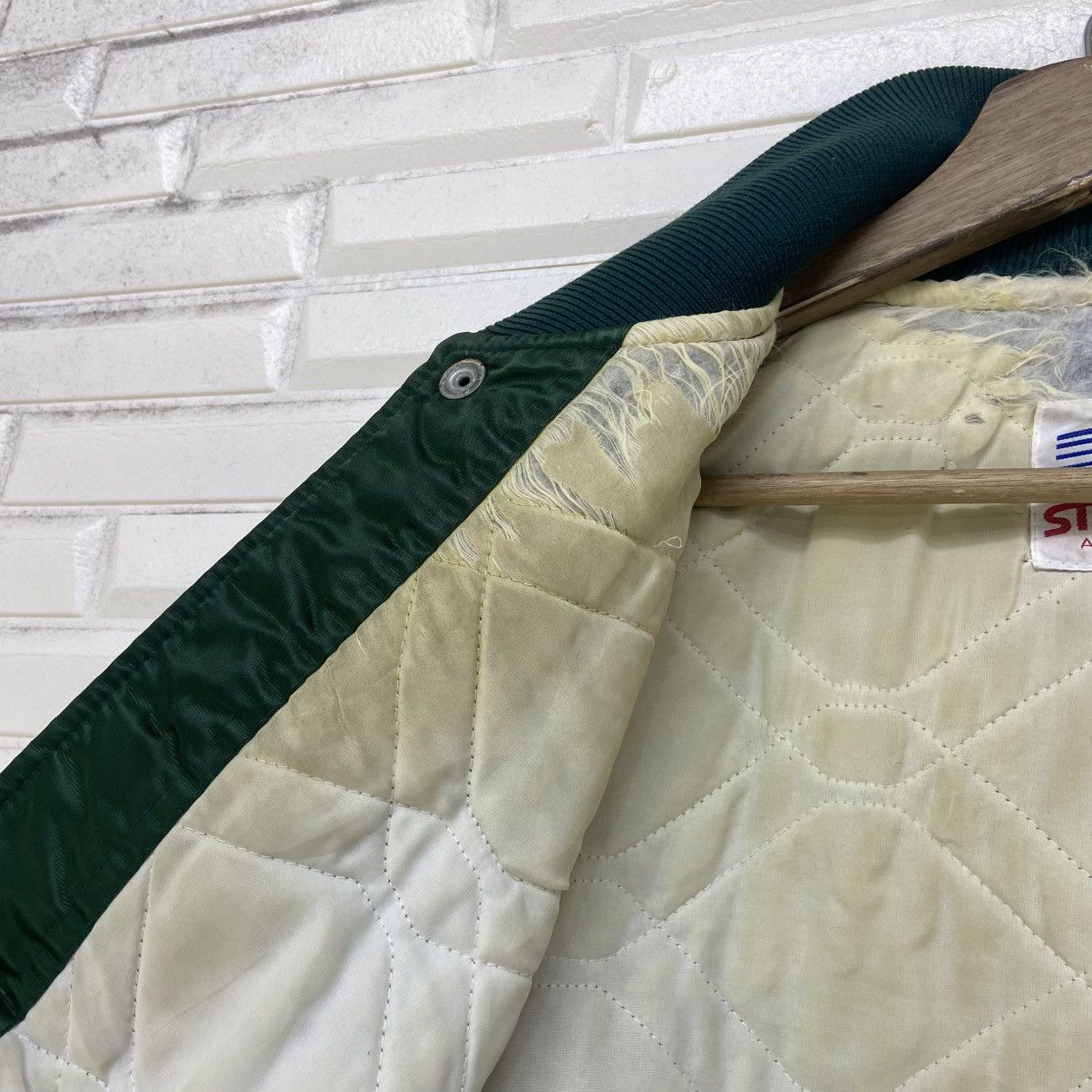 NFL Vintage NFL Hurricanes by Starter Satin Varsity Jacket Size US L / EU 52-54 / 3 - 18 Thumbnail
