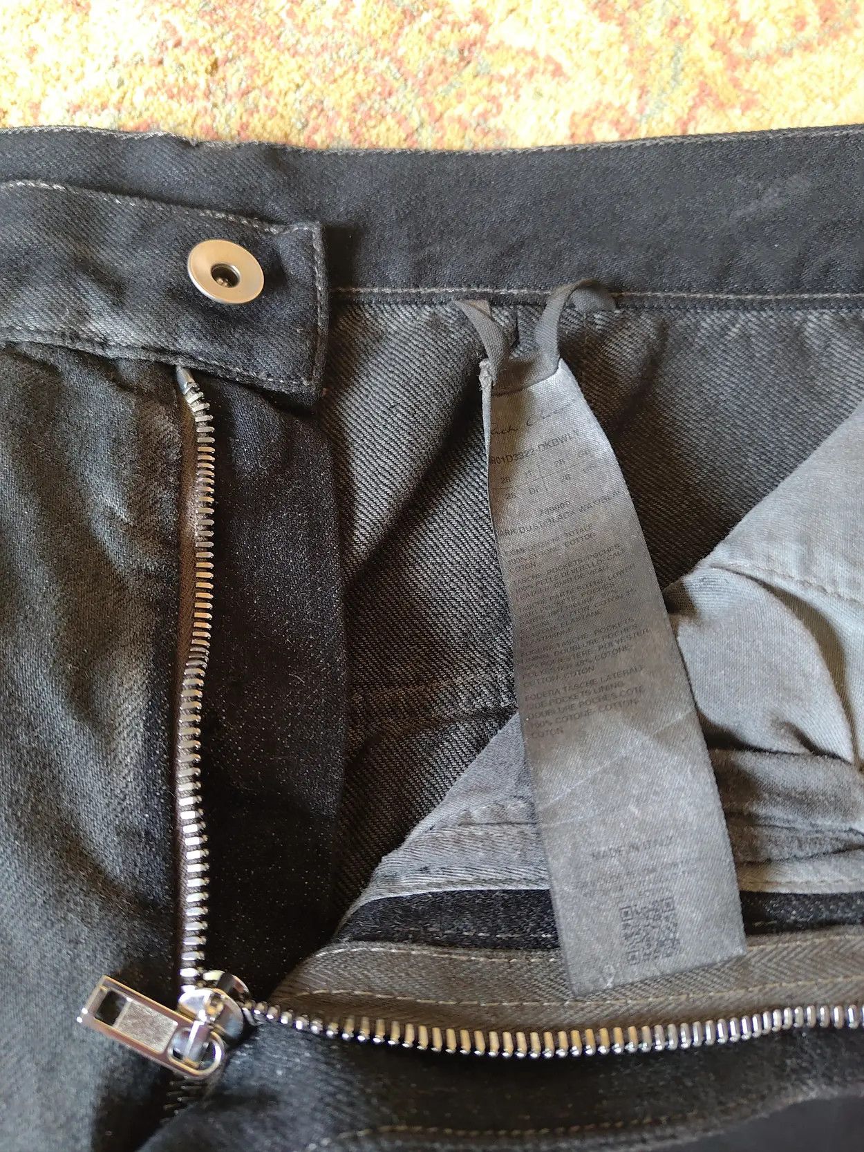 Rick Owens Runway Stefan shorts - waxed denim with calf leather cargo Size US 28 / EU 44 - 12 Thumbnail