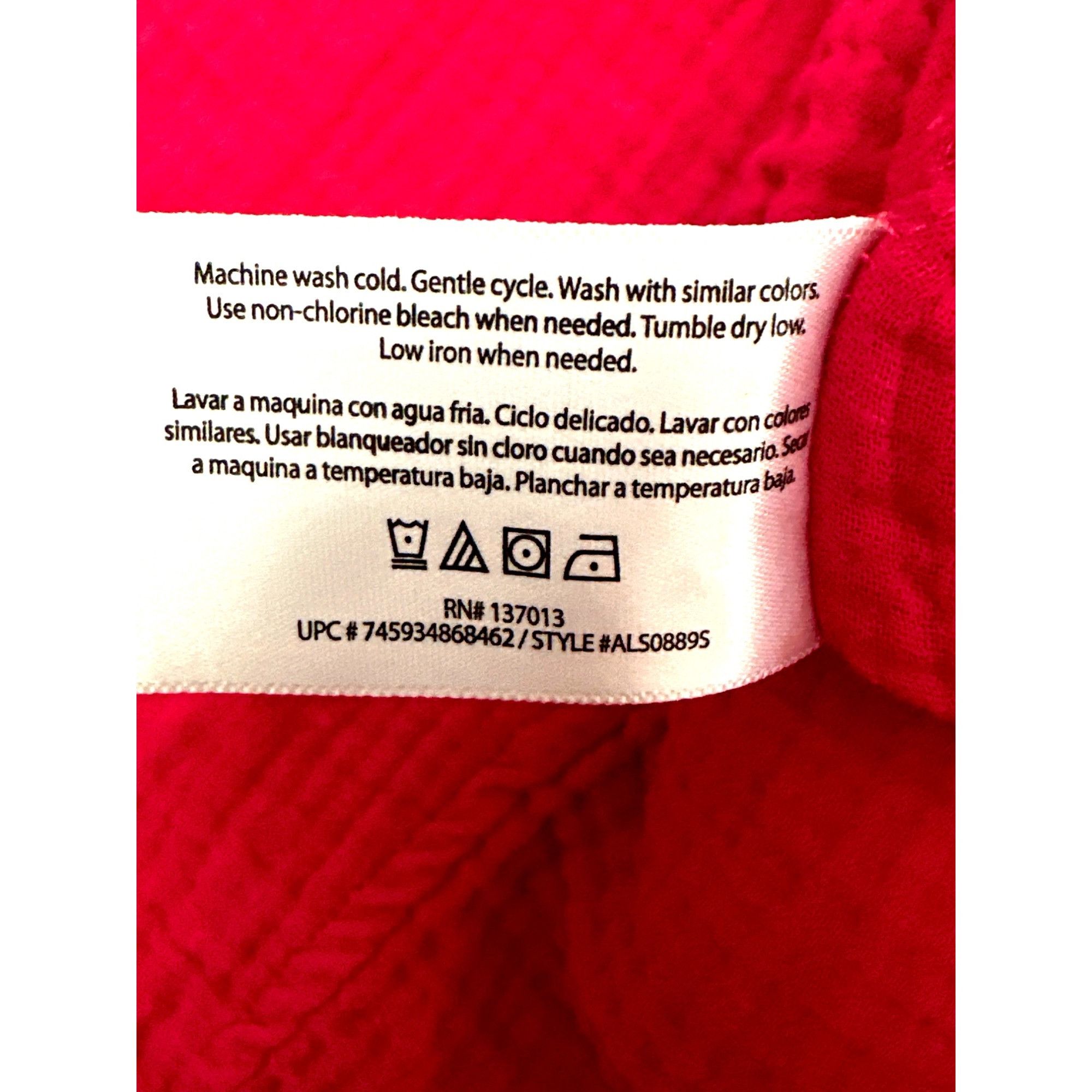 Other Three Dots Double Gauze Fuchsia Pink Shorts Elastic Waist Al Size 32" / US 10 / IT 46 - 6 Thumbnail