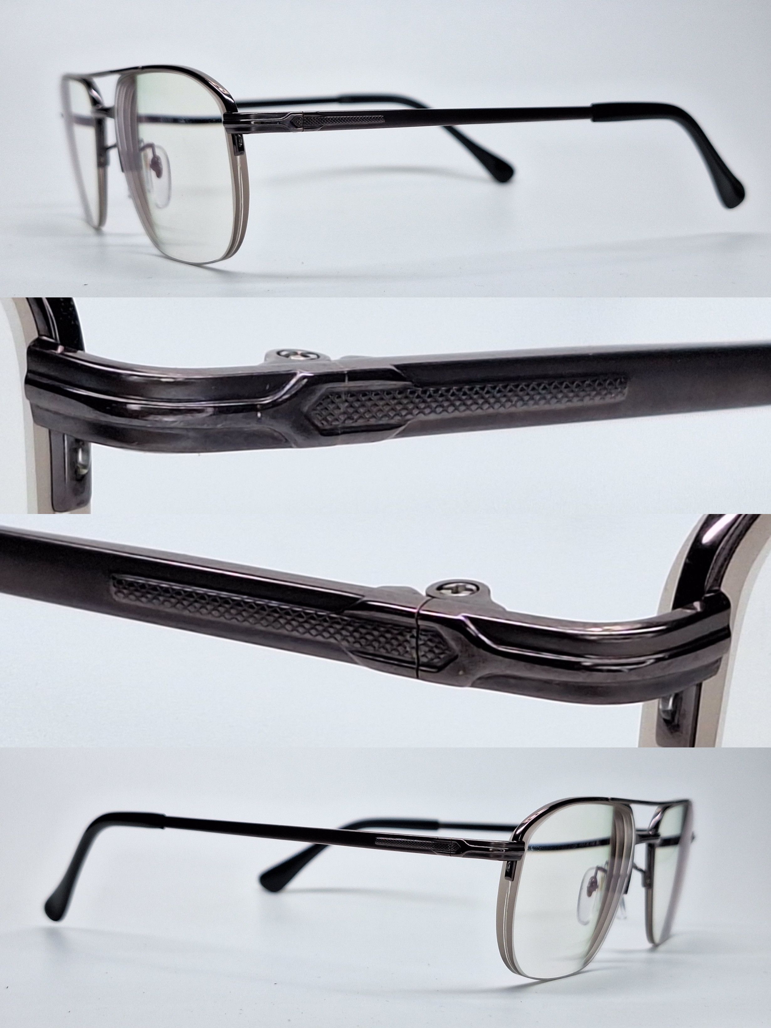 Other SuperTUFF 7216 Semi-Rimless Gunmetal Wide Eyeglass Fram Size ONE SIZE - 3 Thumbnail