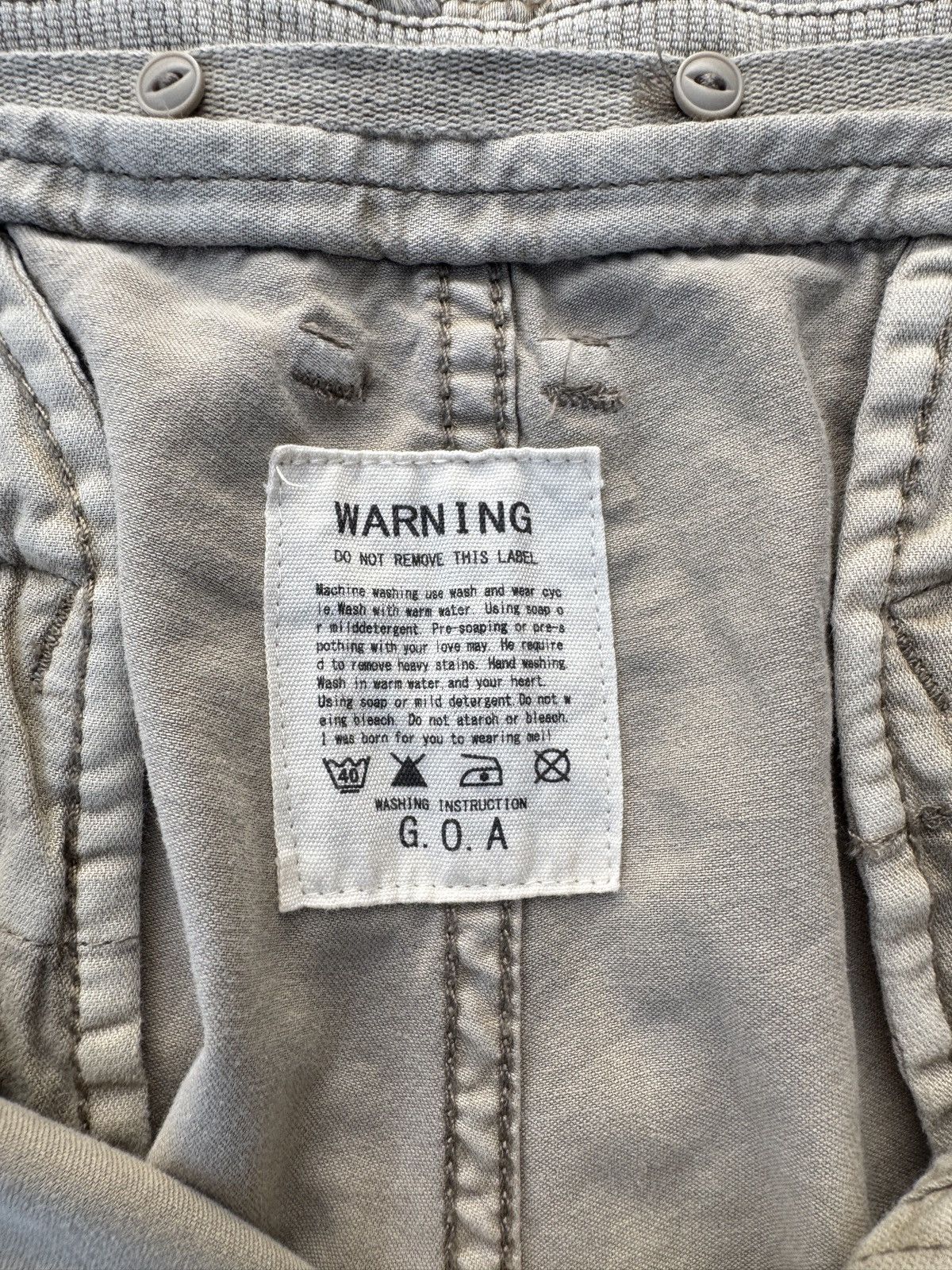 GOA GOA CARGO PANTS DOUBLE KNEE MULTIPOCKET Size US 30 / EU 46 - 9 Thumbnail