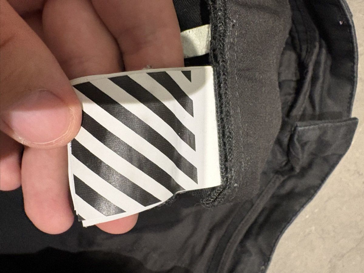 Off-White Off-White Black Pants w/ Belt Size US 32 / EU 48 - 4 Thumbnail