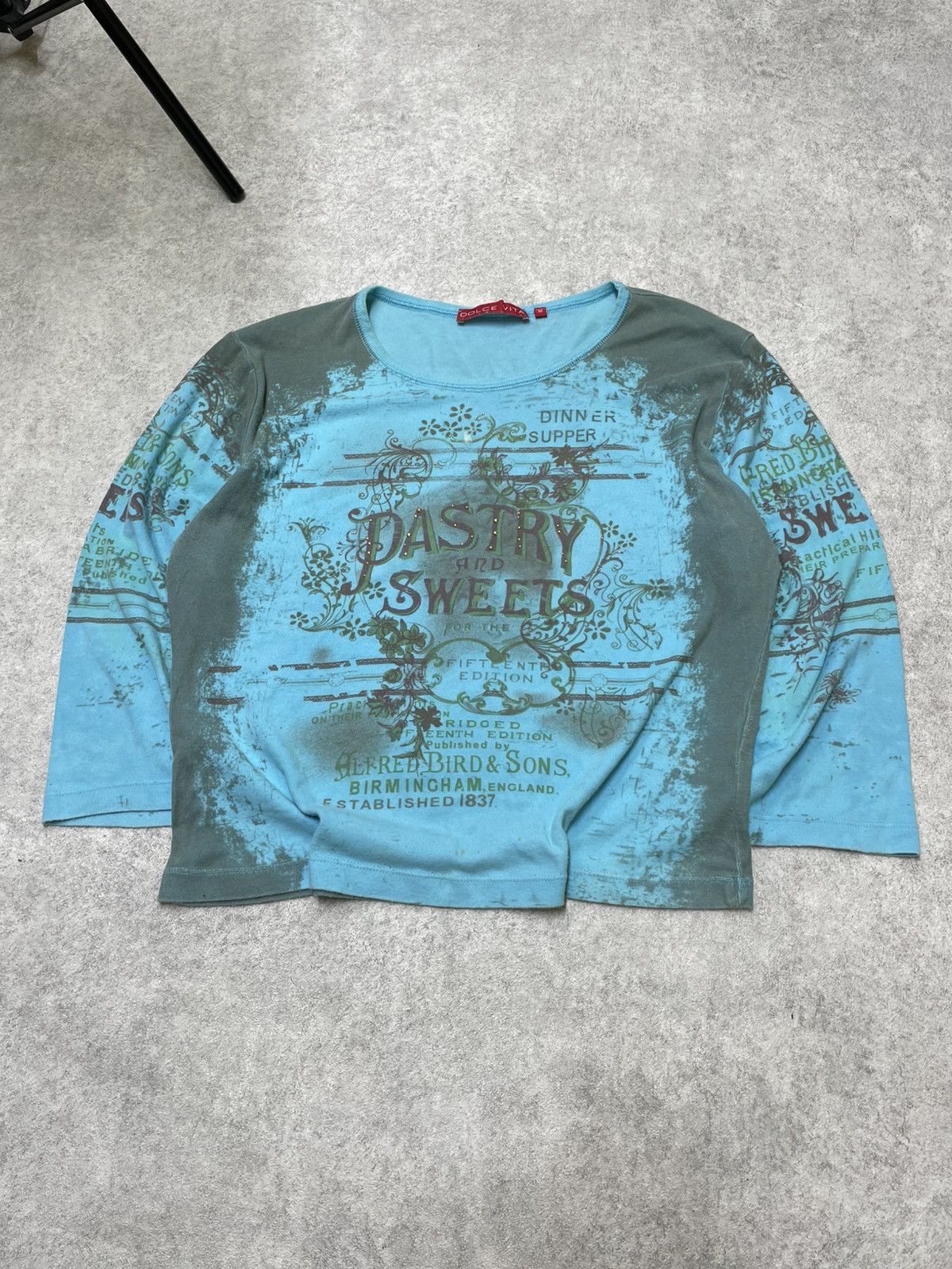 If Six Was Nine × Japanese Brand × Le Grande Bleu (L.G.B.) LGB Pastry And Sweets Longsleeve — Sugary Bliss Size US M / EU 48-50 / 2 - 1 Thumbnail