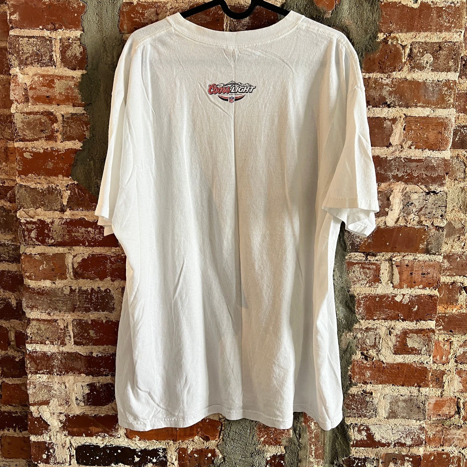 NFL VTG NY Giants Anvil Blue Bar Coors Light T Shirt XL 25x30 Size US XL / EU 56 / 4 - 4 Thumbnail