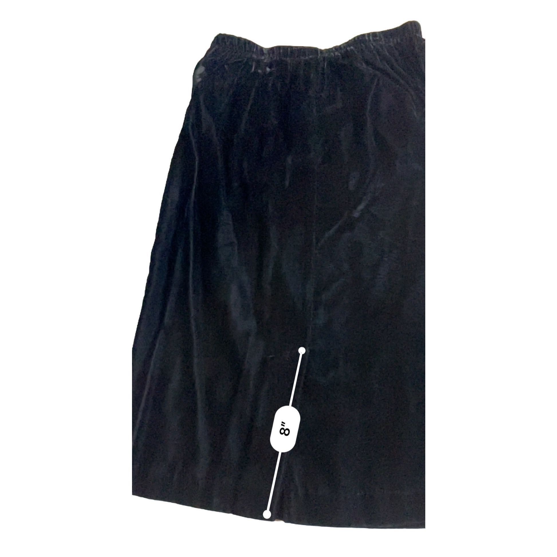 Vintage Women's Jessica Howard Black Velvet Skirt Suit Size 4 Size 27" / US 4 / IT 40 - 5 Thumbnail