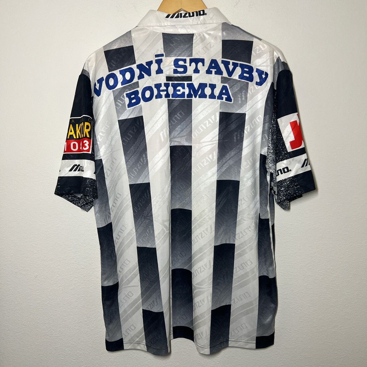 Mizuno Dynamo České Budějovice 1995-1996 Home Jersey | Soccer Size US XL / EU 56 / 4 - 3 Thumbnail
