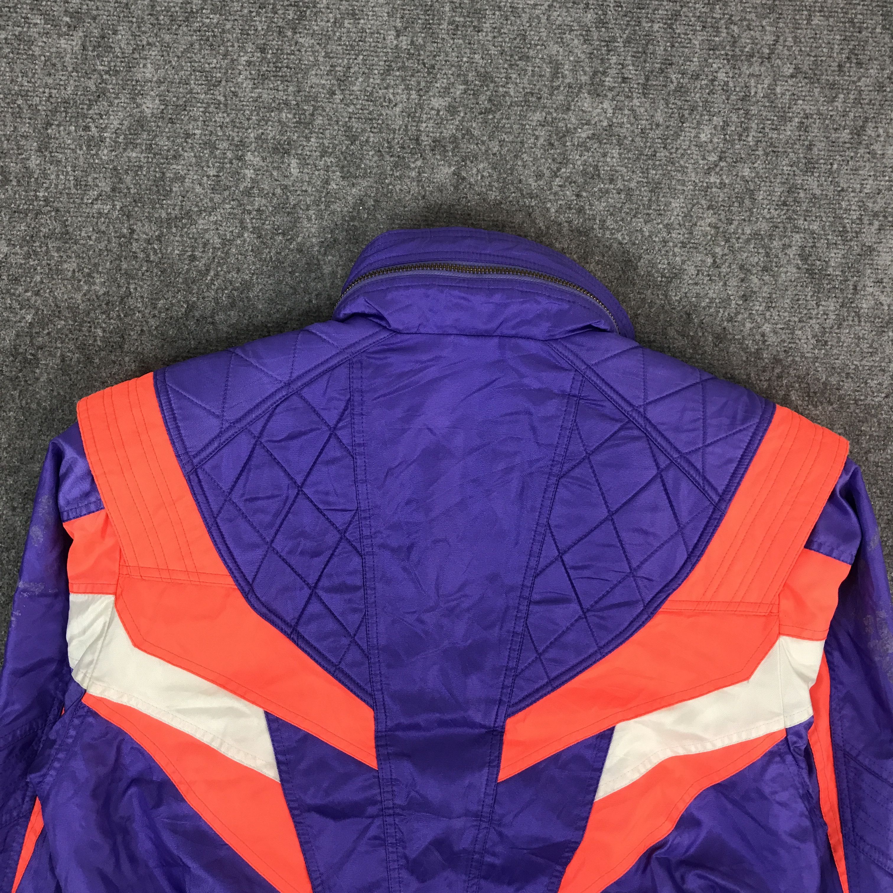 Asics × Japanese Brand × Sports Specialties VINTAGE ASICS SKI RACING MULTICOLOU JACKET Size US L / EU 52-54 / 3 - 4 Thumbnail