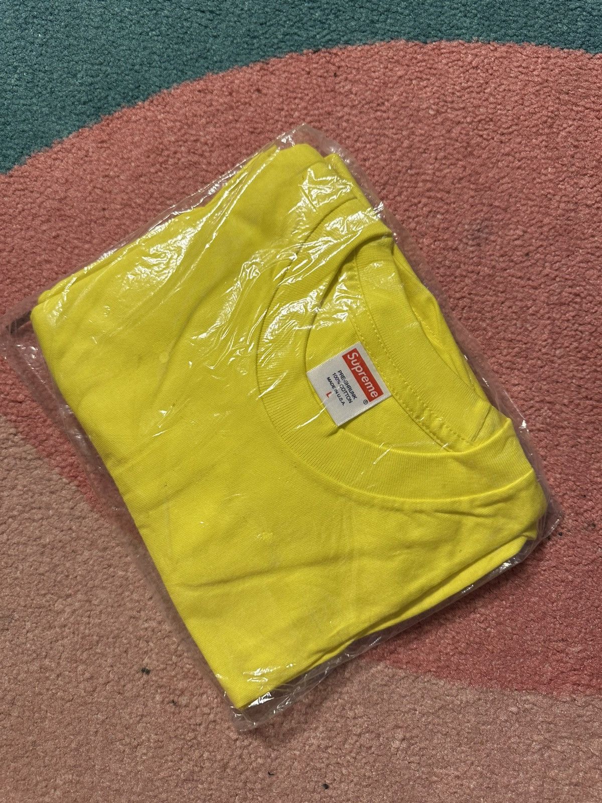 Supreme Supreme Bandana Box Logo Tee Yellow Size US L / EU 52-54 / 3 - 3 Thumbnail
