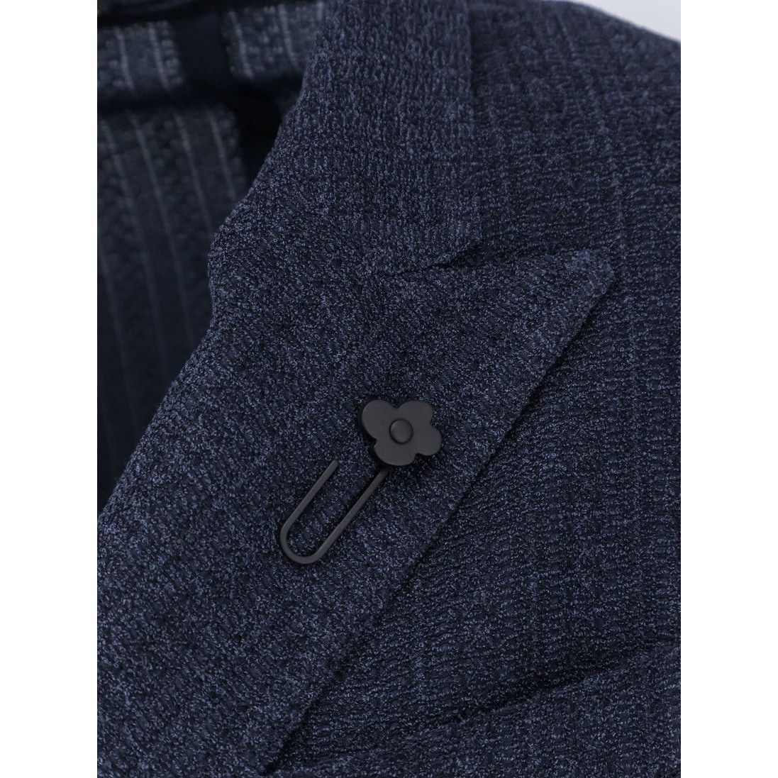 Lardini LARDINI Liknit Double Breasted Blue Blazer Jacket New & Auth Size US M / EU 48-50 / 2 - 3 Thumbnail