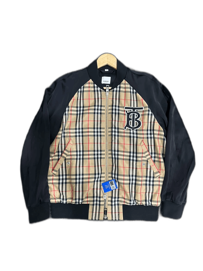 Burberry Burberry Checkered Baseball Jacket Size US L / EU 52-54 / 3 - 1 Thumbnail