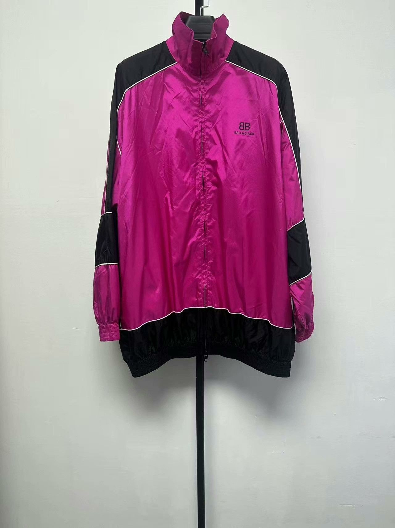 Balenciaga Balenciaga Logo Print Colorblock Jacket Size 34 Size XXS / US 00 / IT 34 - 1 Thumbnail