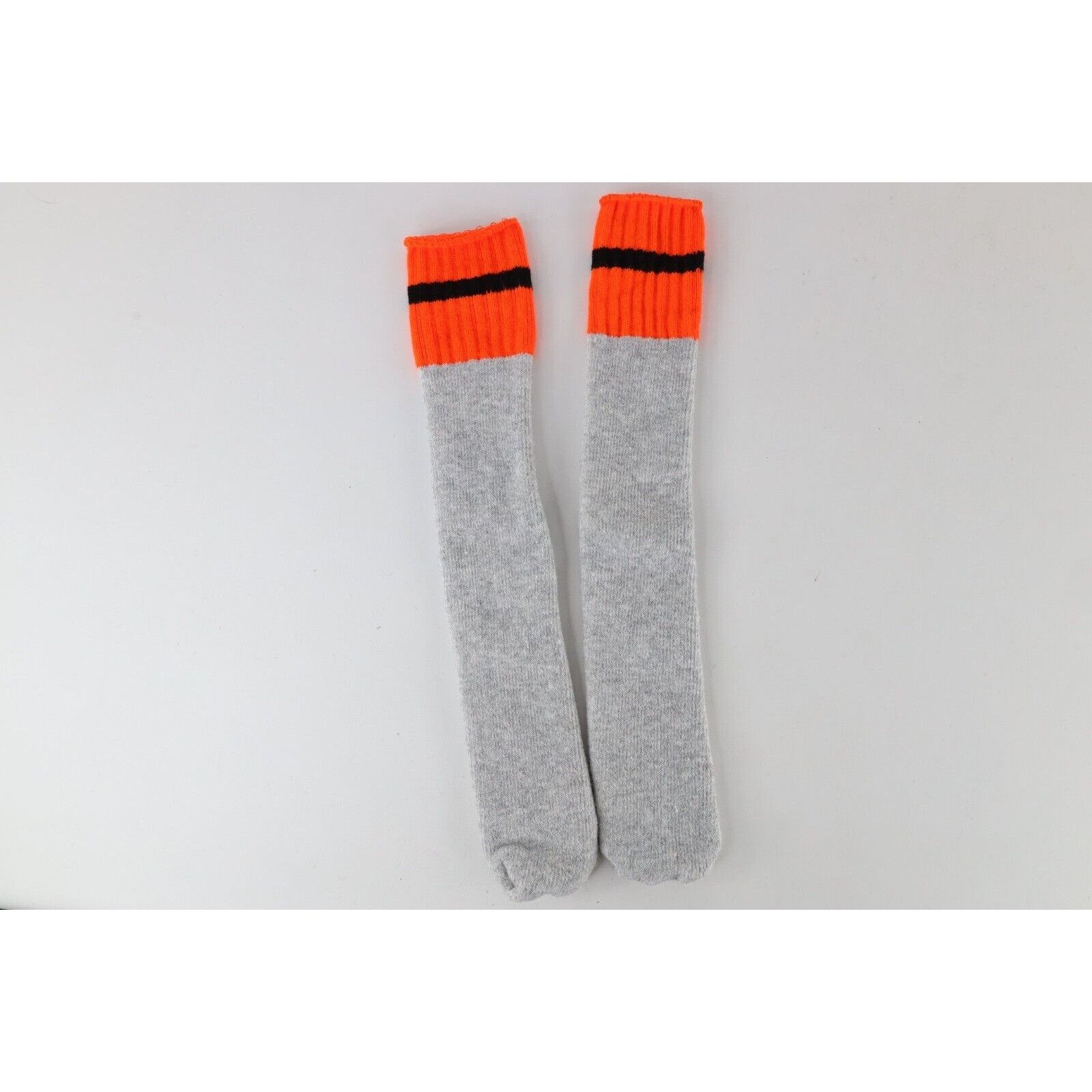 Vintage Vintage 70s Streetwear Wool Blend Knit Striped Hiking Socks Size ONE SIZE - 5 Thumbnail