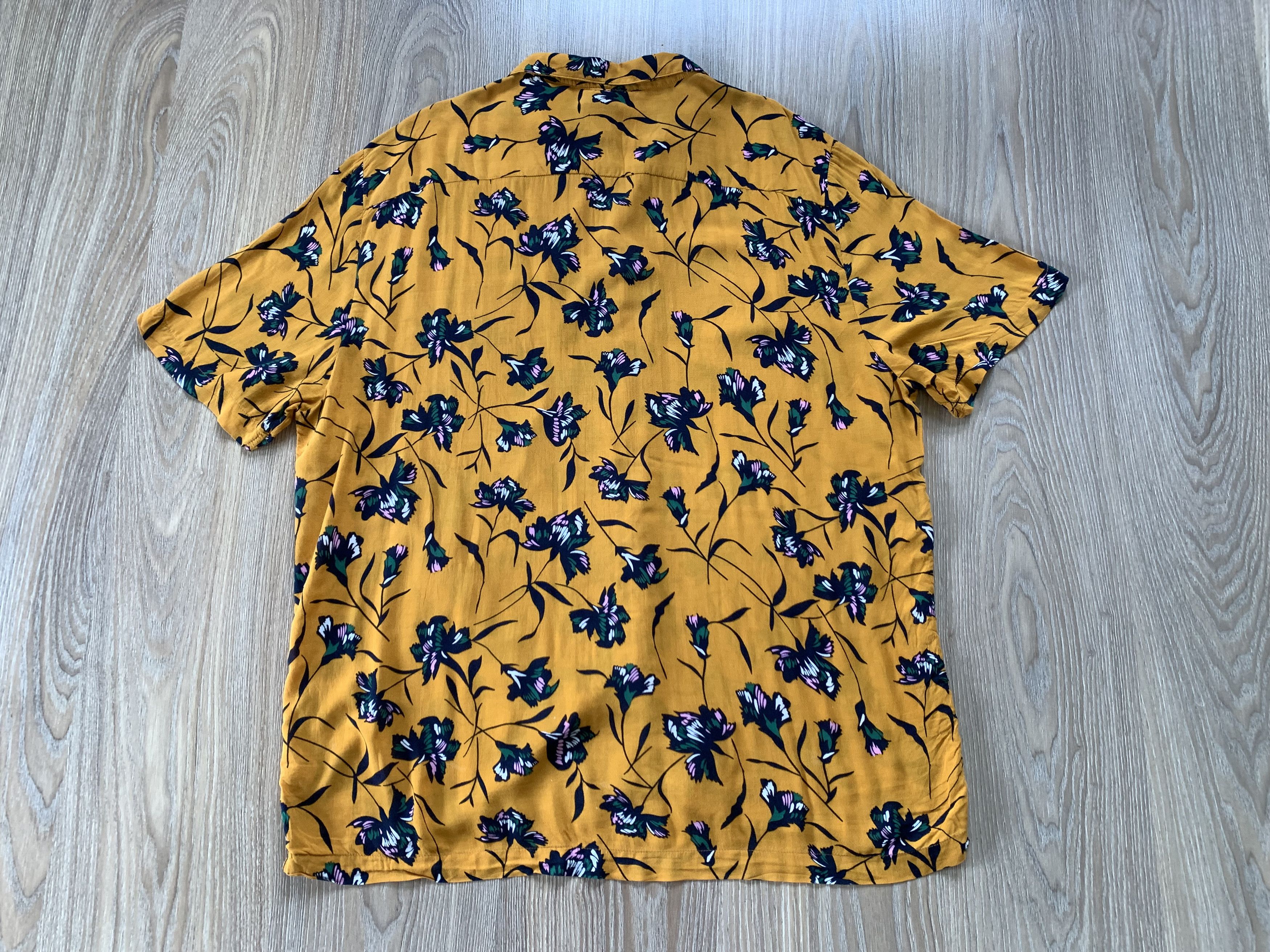 River Island River Island Flower Printed Hawaiian Shirt Size US XL / EU 56 / 4 - 3 Thumbnail