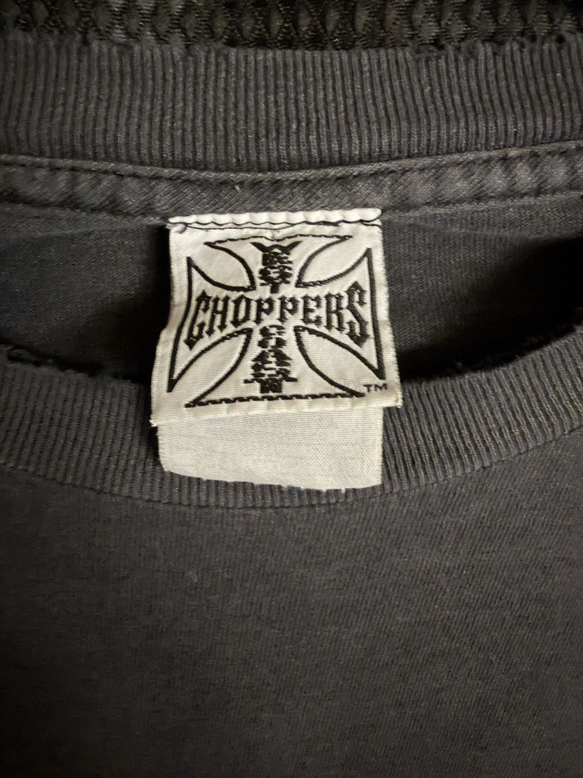 Vintage VINTAGE Orange County Choppers Faded LongSleeve Size US XL / EU 56 / 4 - 3 Thumbnail
