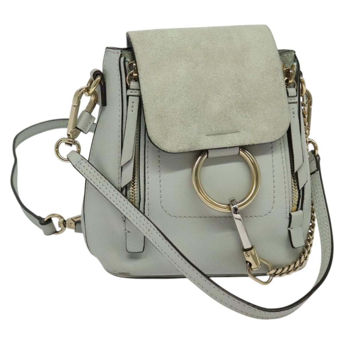 Chloe Chloe Faye Backpack Leather and Suede Size ONE SIZE - 1 Thumbnail