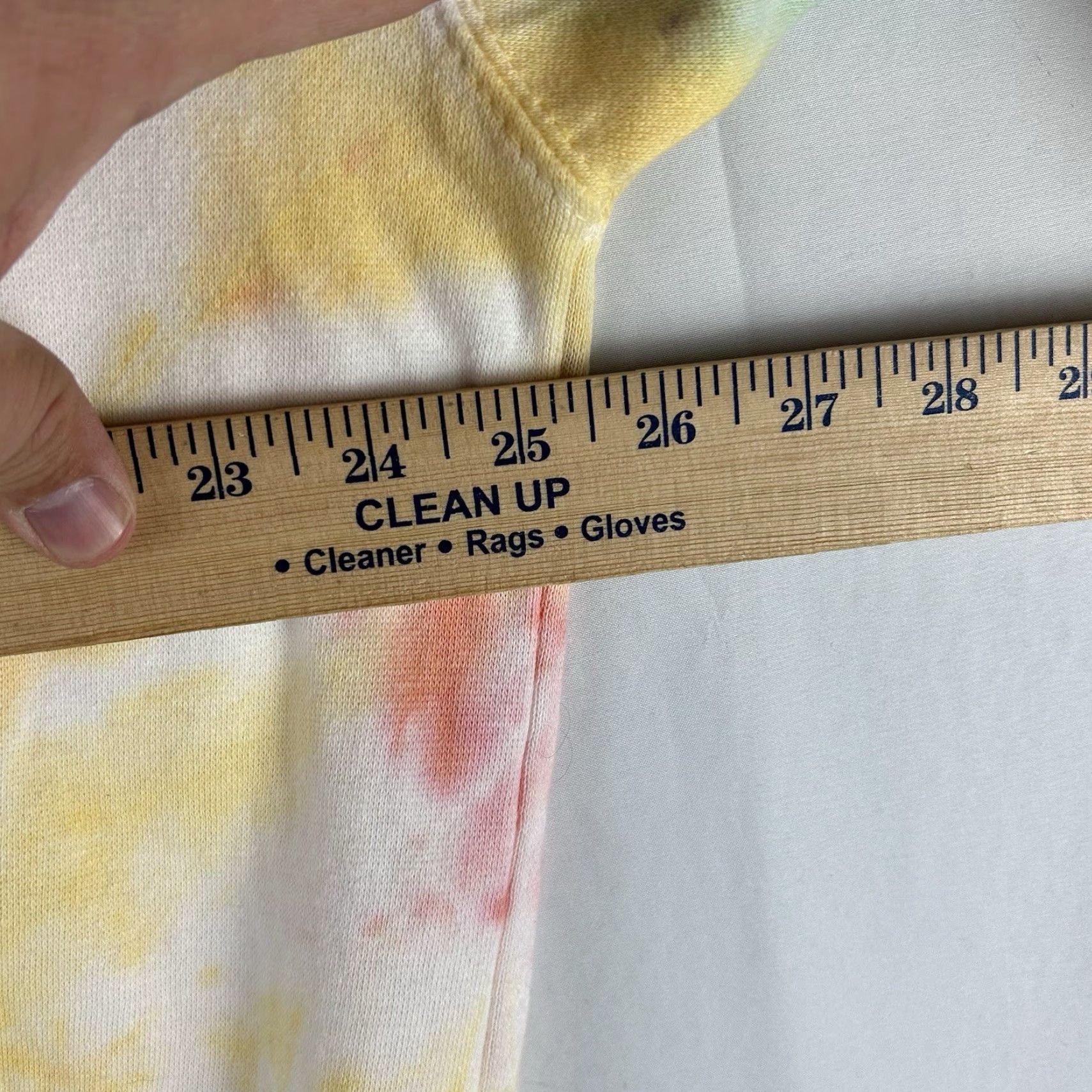 Vintage WRLDINVSN Sweatshirt Hoodie Mens Large Tie Dye Graphic Print Hooded Pullover Pockets Streetwear VSN Trust in Your VSN Size US L / EU 52-54 / 3 - 7 Thumbnail