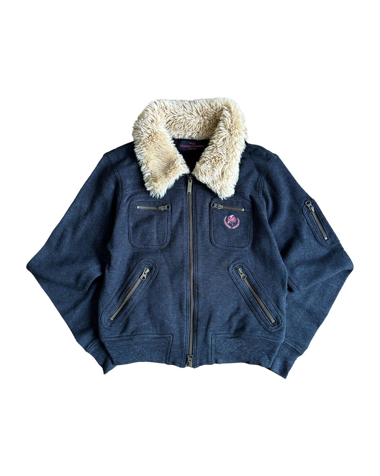 Hysteric Glamour Hysteric Glamour Fur Trim Zip Hoodie Womens S Size S / US 4 / IT 40 - 1 Thumbnail