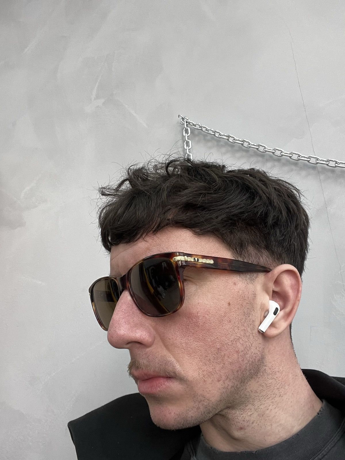 Valentino VINTAGE OLD MONEY VALENTINO BROWN SUNGLASSES Size ONE SIZE - 6 Thumbnail