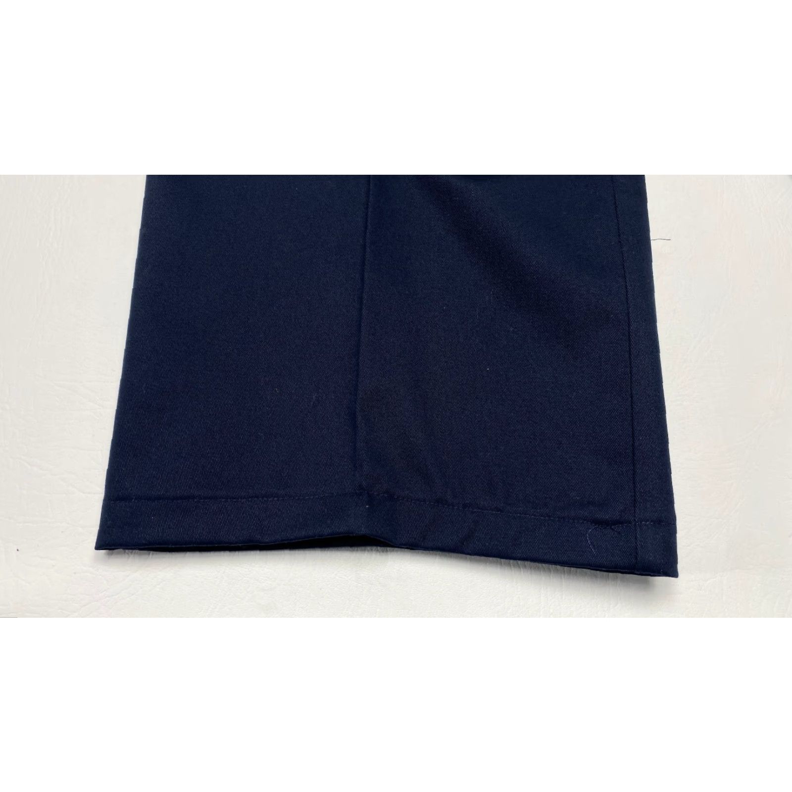 Haggar NWT Haggar Pants Mens 44x25 Khaki Navy Pleated Comfort Waistband Work To Weekend 7706 Size US 44 / EU 60 - 3 Thumbnail