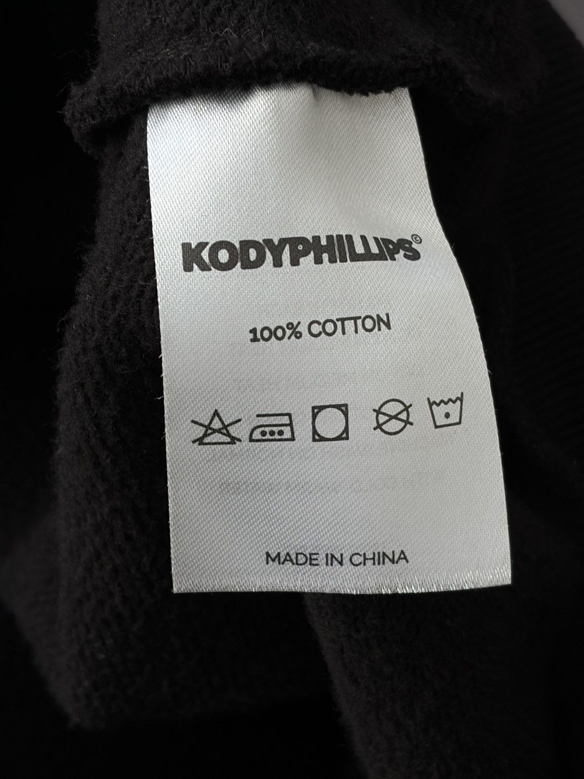 Kody Phillips Kody Phillips Full Zip Brushed Black Heavyweight Hoodie Size US L / EU 52-54 / 3 - 5 Thumbnail
