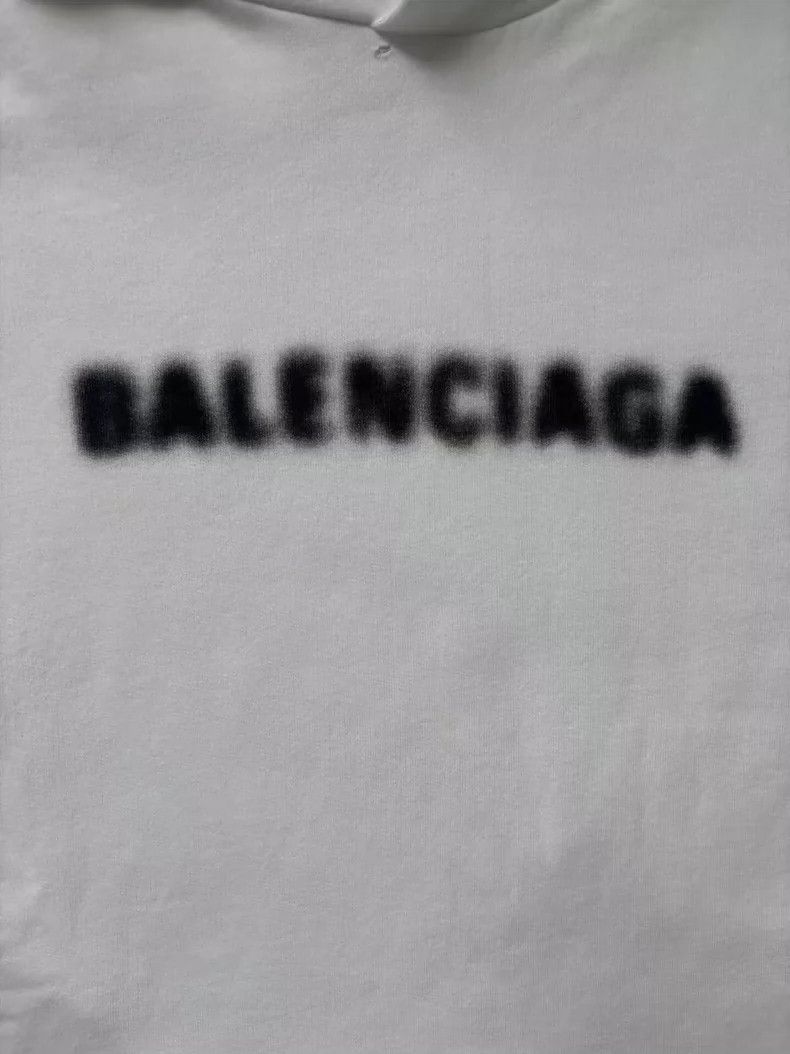Balenciaga Balenciaga Logo monogrammed mosaic hooded pullover sweatsh Size US XS / EU 42 / 0 - 3 Thumbnail