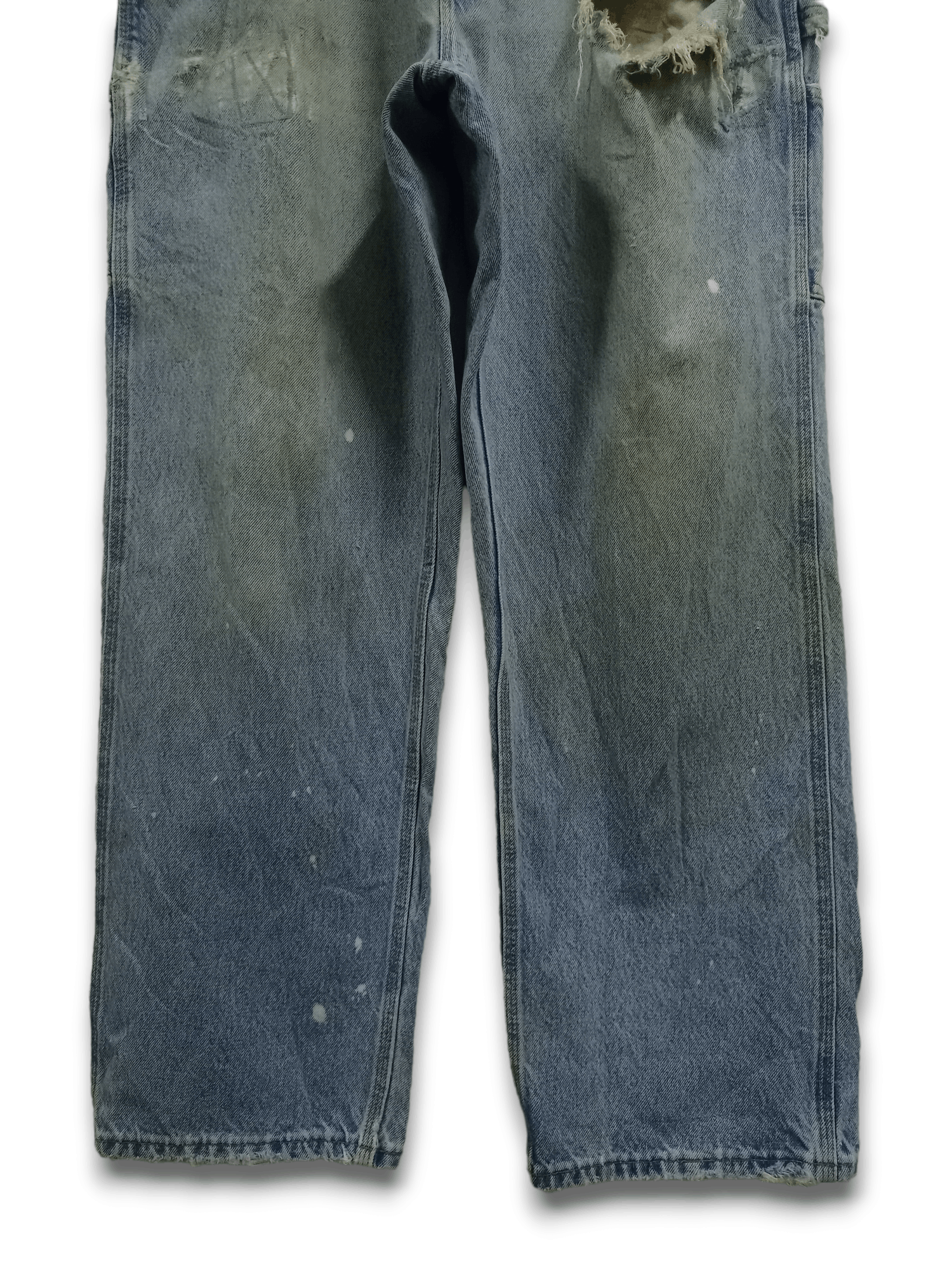 Carhartt Vintage Carhartt Distressed Baggy Carpenter Jeans 38x32 Size US 38 / EU 54 - 6 Thumbnail