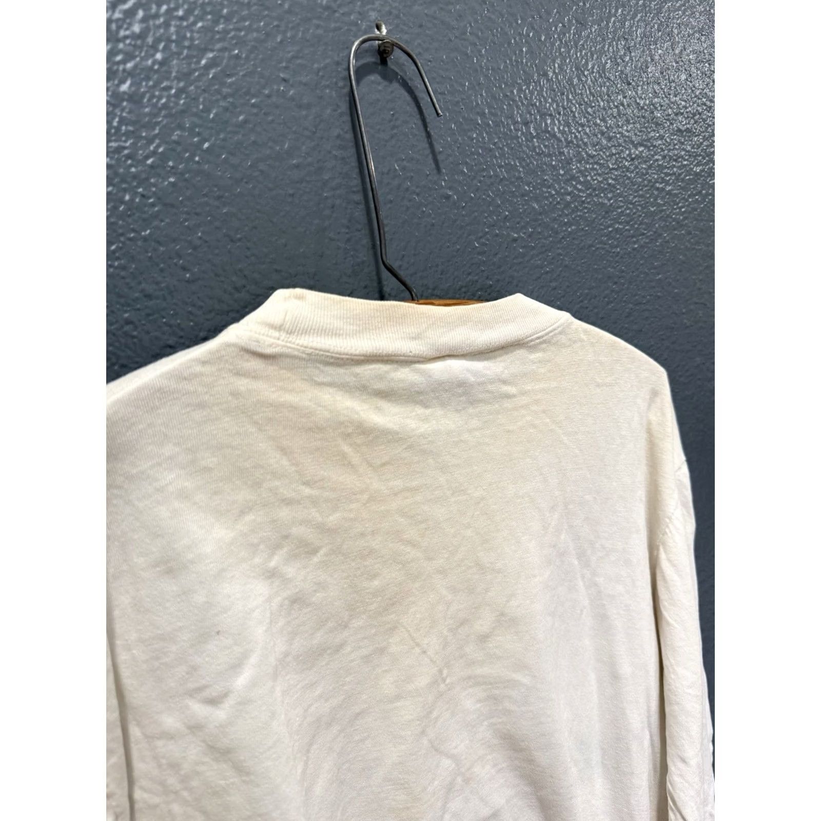 Champion VINTAGE Champion Long Sleeve Shirt XL Men White College 80s Sylvester House Principia Size US XL / EU 56 / 4 - 7 Thumbnail