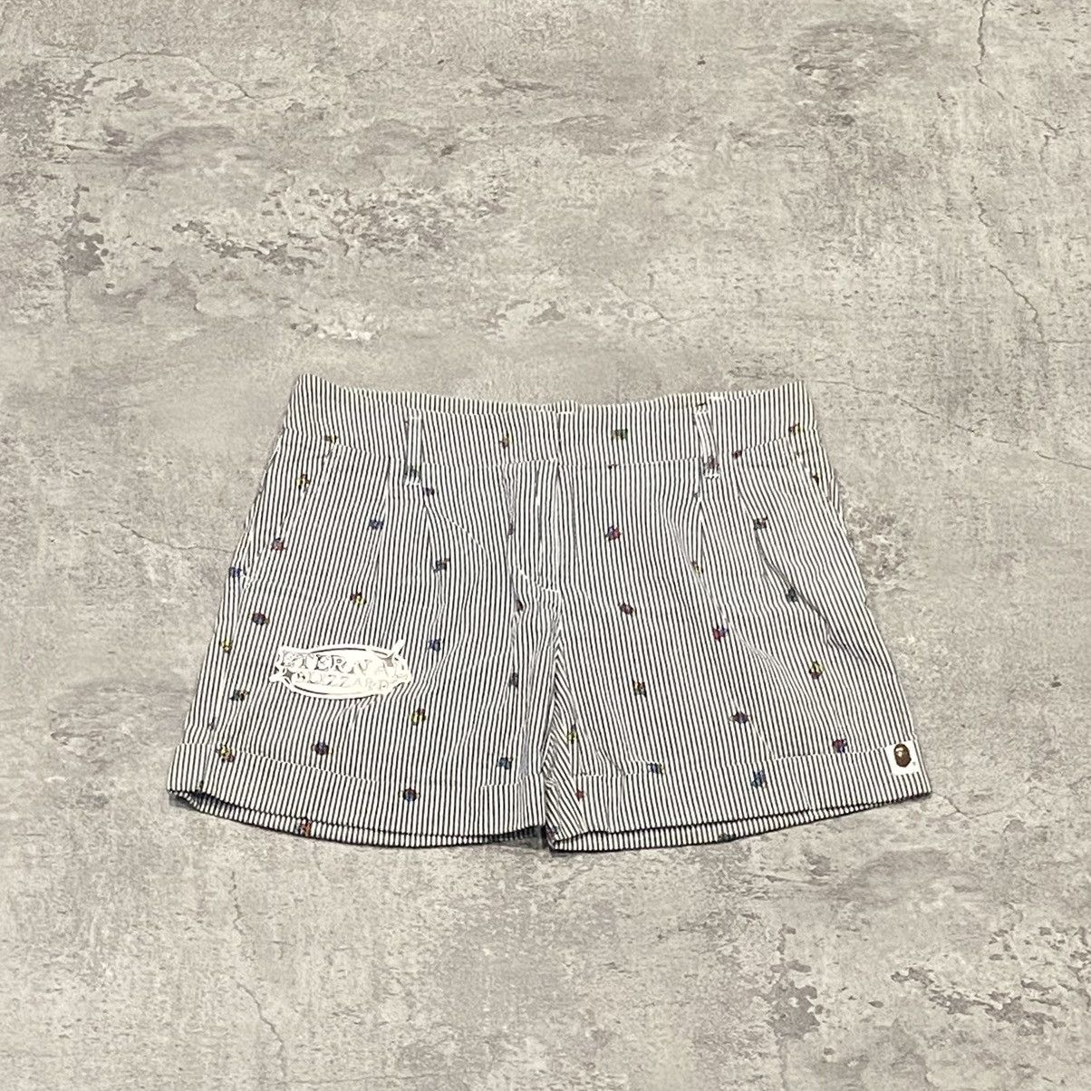 Bape Striped Shorts Ladies