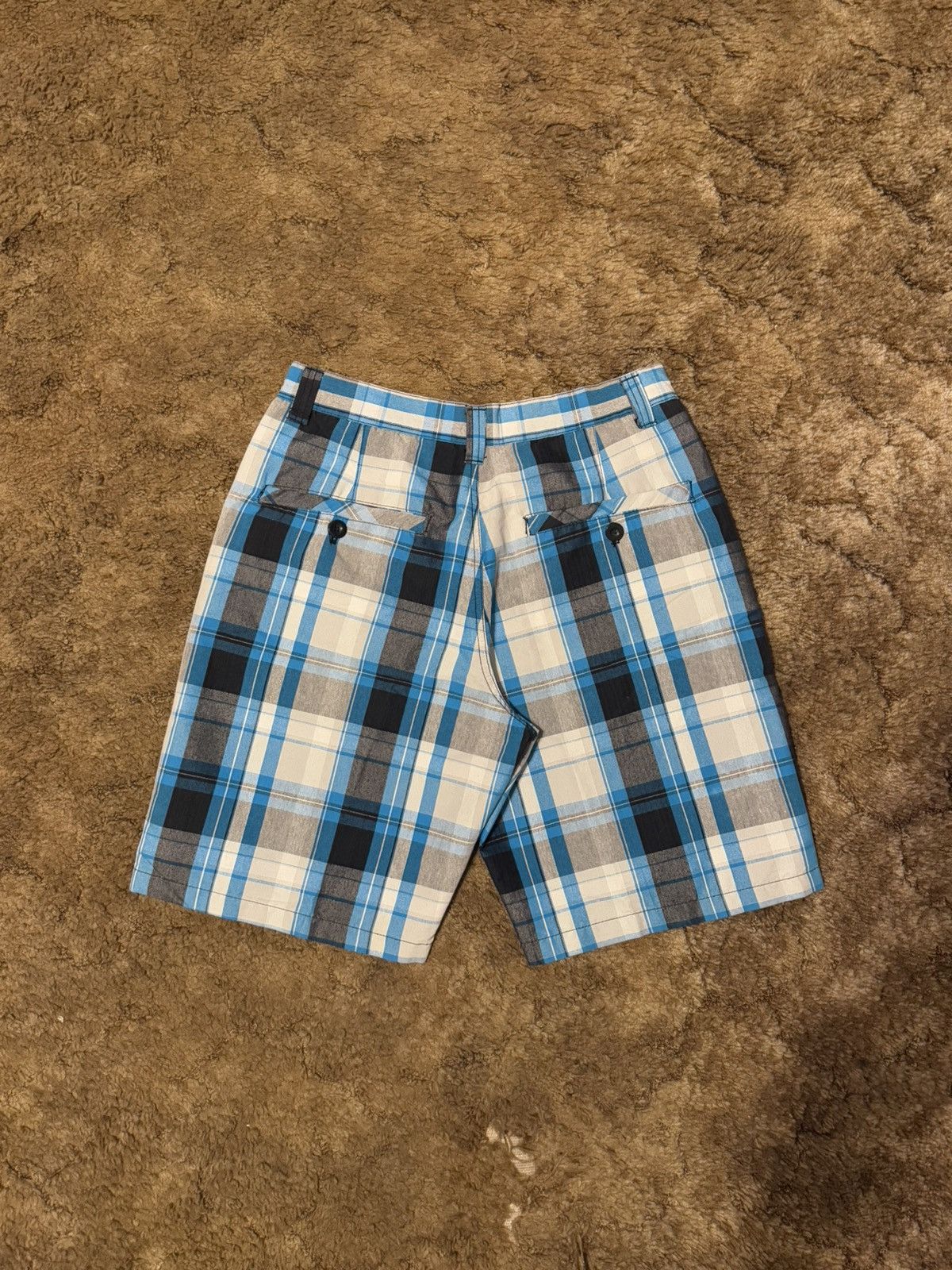 Southpole Southpole SP Collection Blue Plaid Skater Shorts Mens 34 Size US 34 / EU 50 - 3 Thumbnail